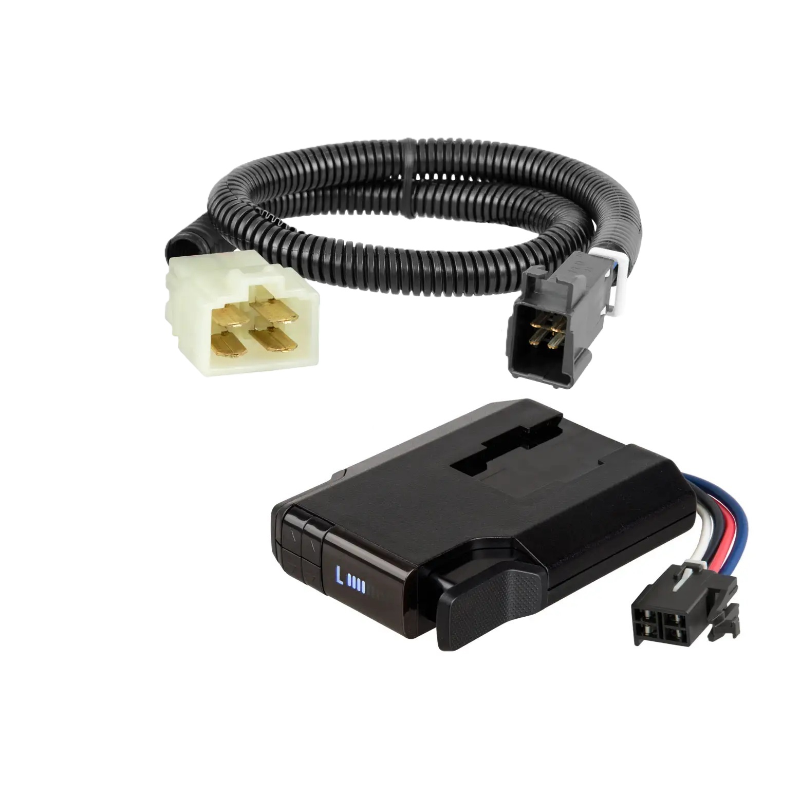 2021-2025 Kia Telluride CURT Venturer NEXT Time-Delay Trailer Brake Controller Plug & Play Bundle - Low Profile, Adjustable, 1-3 Axles 51116 thumbnail 0