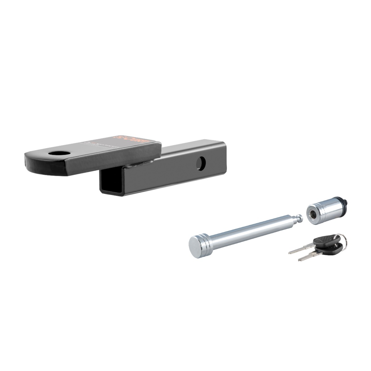 CURT Class 1 Ball Mount (1-1/4" Shank, 2,000 lbs, 1-1/4" Drop, 6-3/4" Long) Trailer Hitch Ball Mount with 5/8" Hitch Lock (3" Receiver, Barbell, Chrome) thumbnail 0