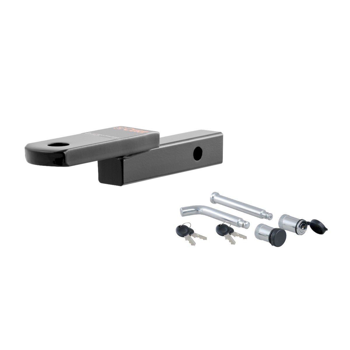 CURT Class 2 Ball Mount (1-1/4" Shank, 3,500 lbs, 1-1/4" Drop, 6-3/4" Long) Trailer Hitch Ball Mount with Channel Mount Lock (5/8" Diameter) thumbnail 0