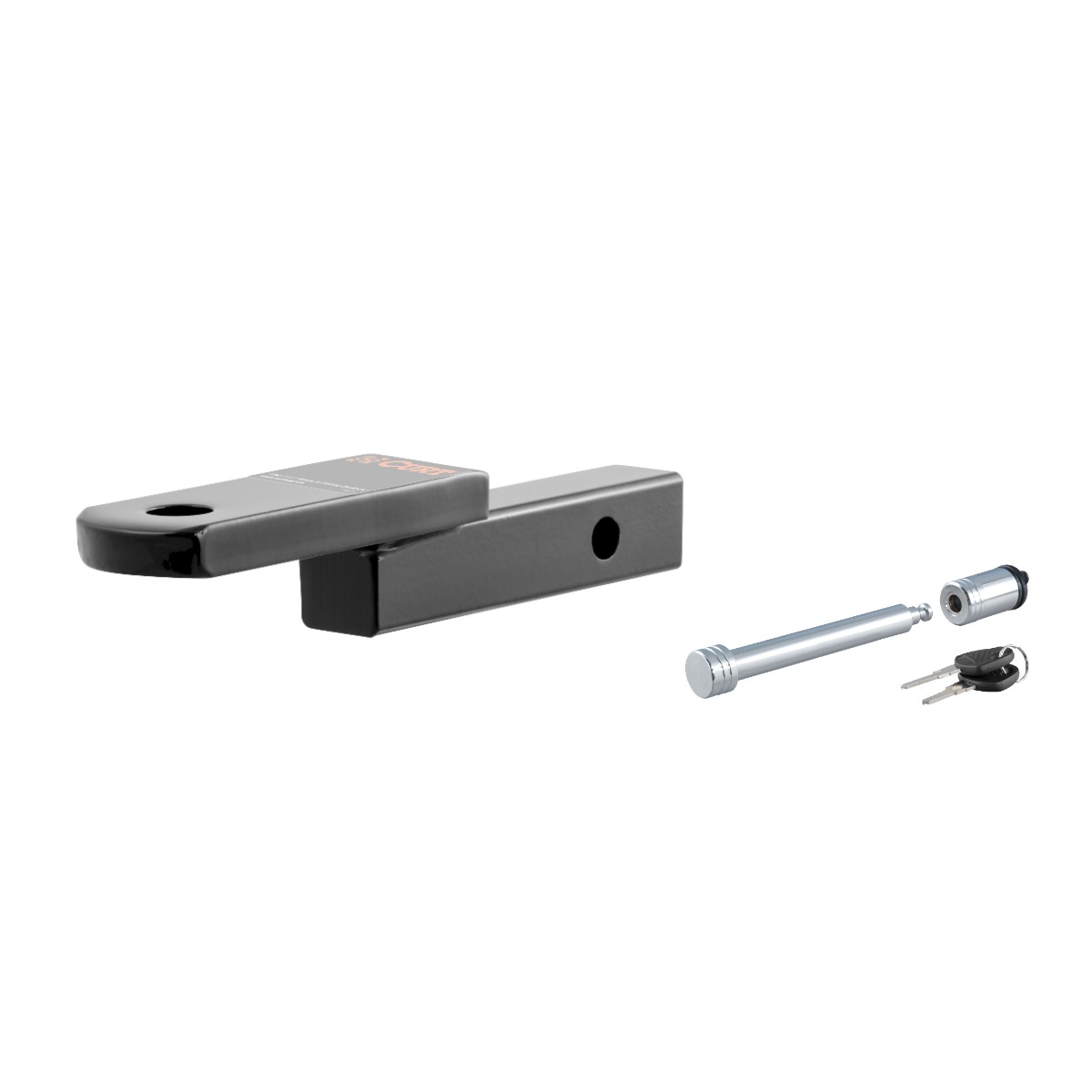 CURT Class 2 Ball Mount (1-1/4" Shank, 3,500 lbs, 1-1/4" Drop, 6-3/4" Long) Trailer Hitch Ball Mount with 5/8" Hitch Lock (3" Receiver, Barbell, Chrome) thumbnail 0