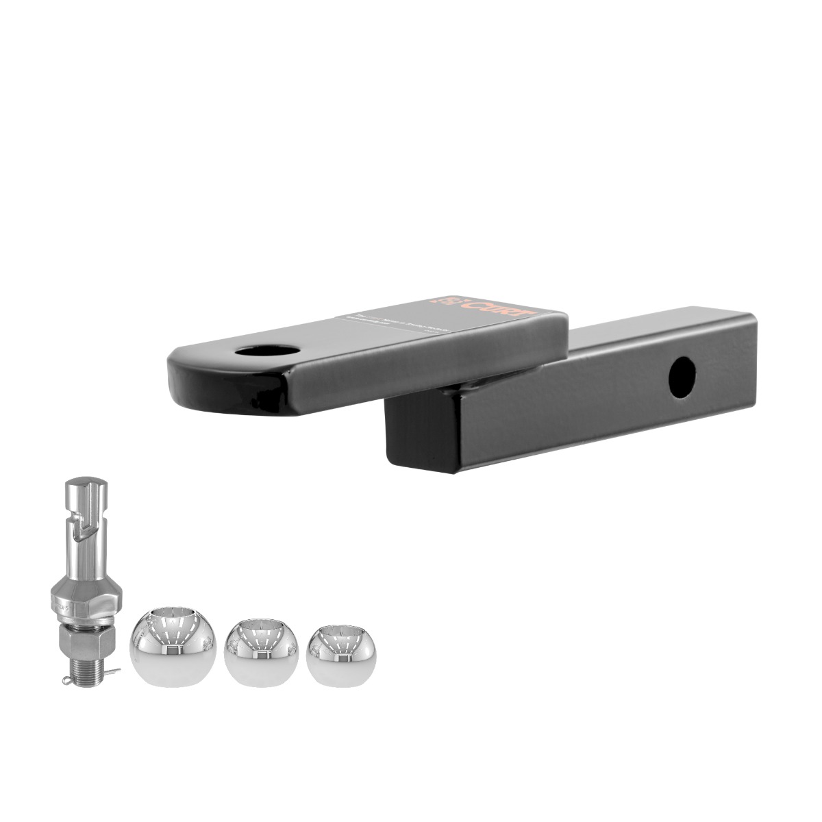 CURT 1-1/4" Shank, 3,500 lbs., 1-1/4" Drop, 6-3/4" Long Trailer Hitch Ball Mount with Switch Ball Trailer Ball Set (1-7/8", 2" & 2-5/16" Balls, 1" x 2-1/4" Shank) thumbnail 0