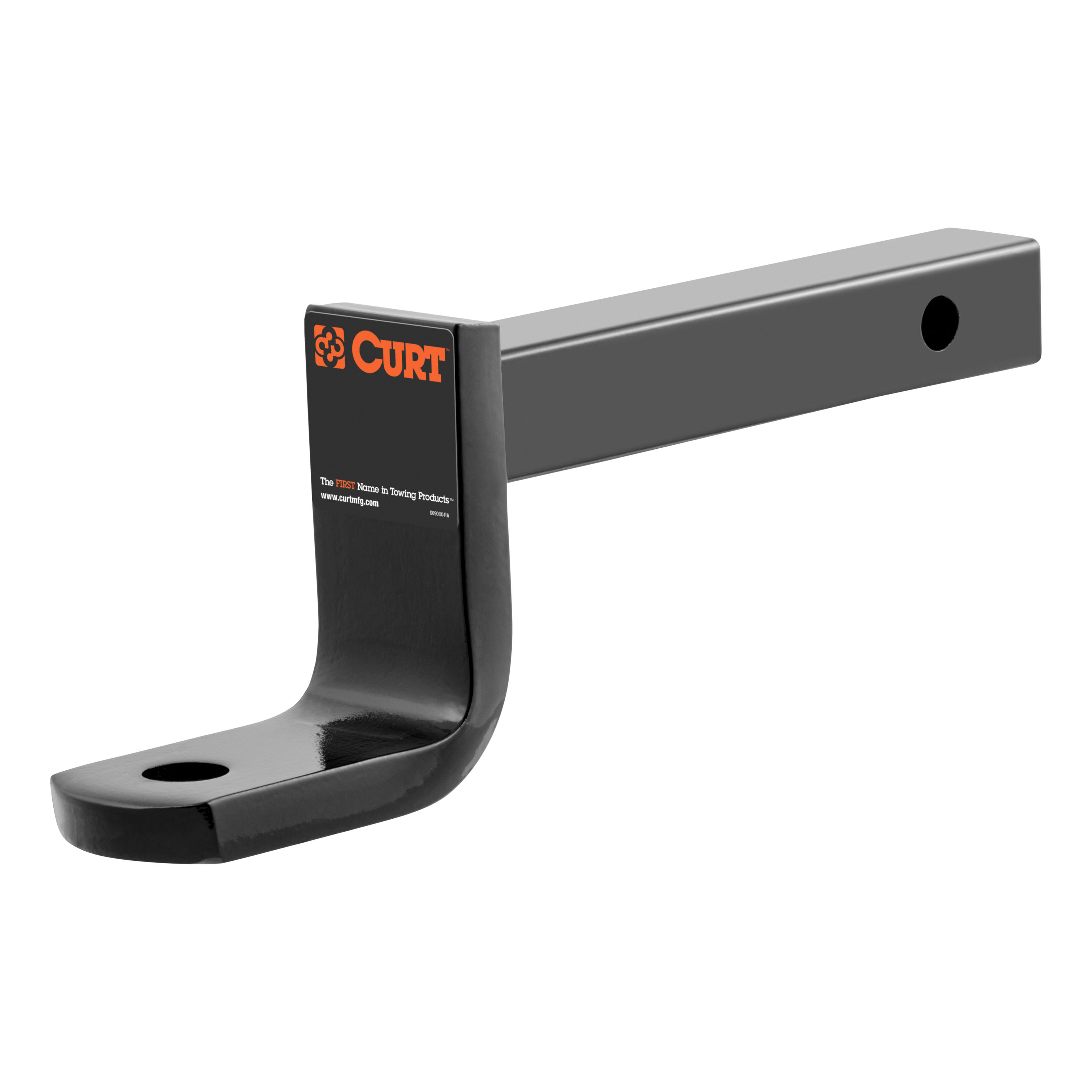 CURT Class 2 Ball Mount (1-1/4" Shank, 3,500 lbs, 3-1/4" Drop, 9-3/8" Long) Trailer Hitch Ball Mount with Switch Ball Trailer Ball (1-7/8", 2" & 2-5/16" Balls, 1" x 2-1/4" Shank) & 5/8" Hitch Lock (3" Receiver, Barbell, Chrome) thumbnail 1