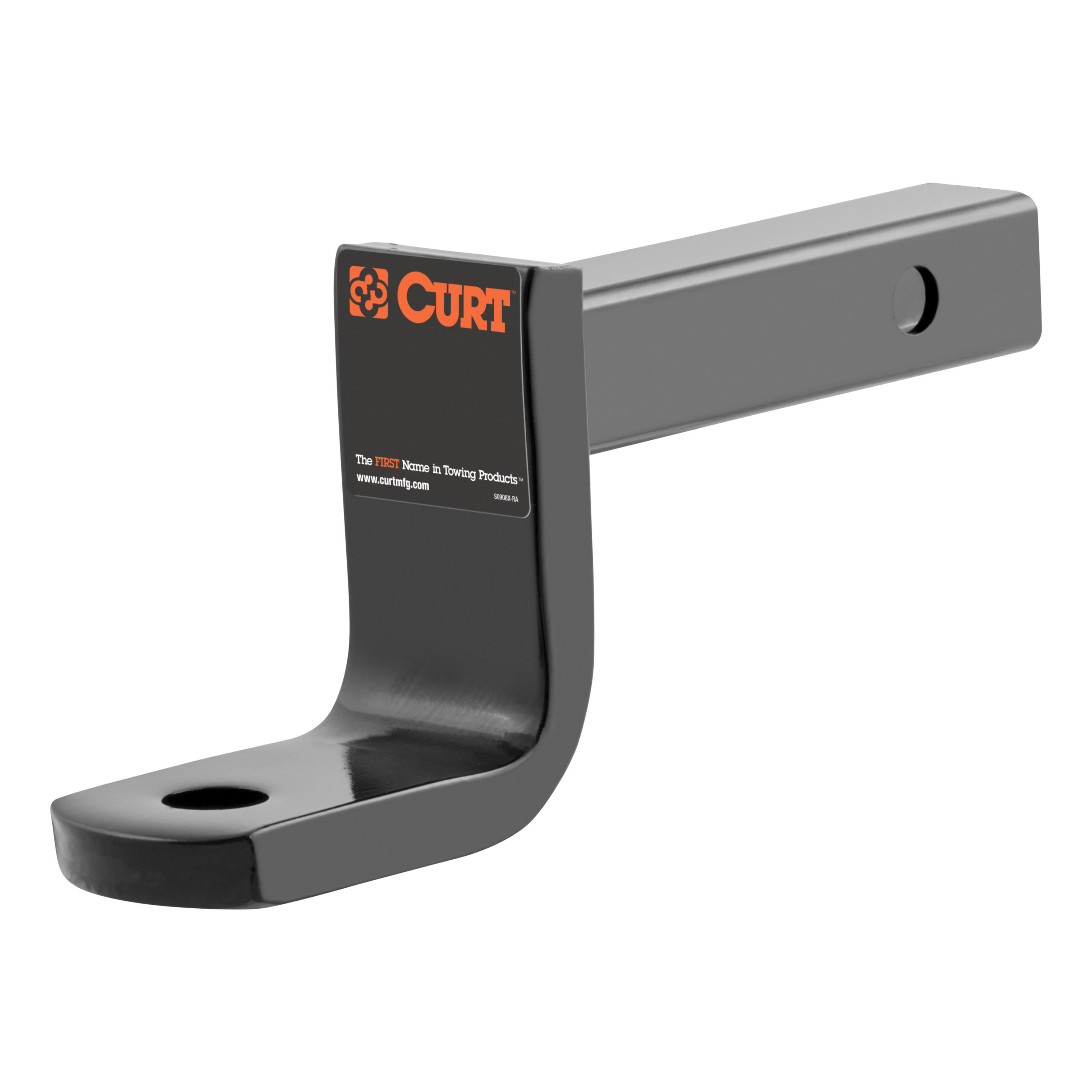 CURT Class 1 Ball Mount (1-1/4" Shank, 2,000 lbs, 3-1/4" Drop, 7-1/4" Long) Trailer Hitch Ball Mount with Switch Ball Trailer Ball (1-7/8", 2", 2-5/16" Balls, 1" x 2-1/4" Shank) & 5/8" Hitch Lock (3" Receiver, Barbell, Chrome) thumbnail 1