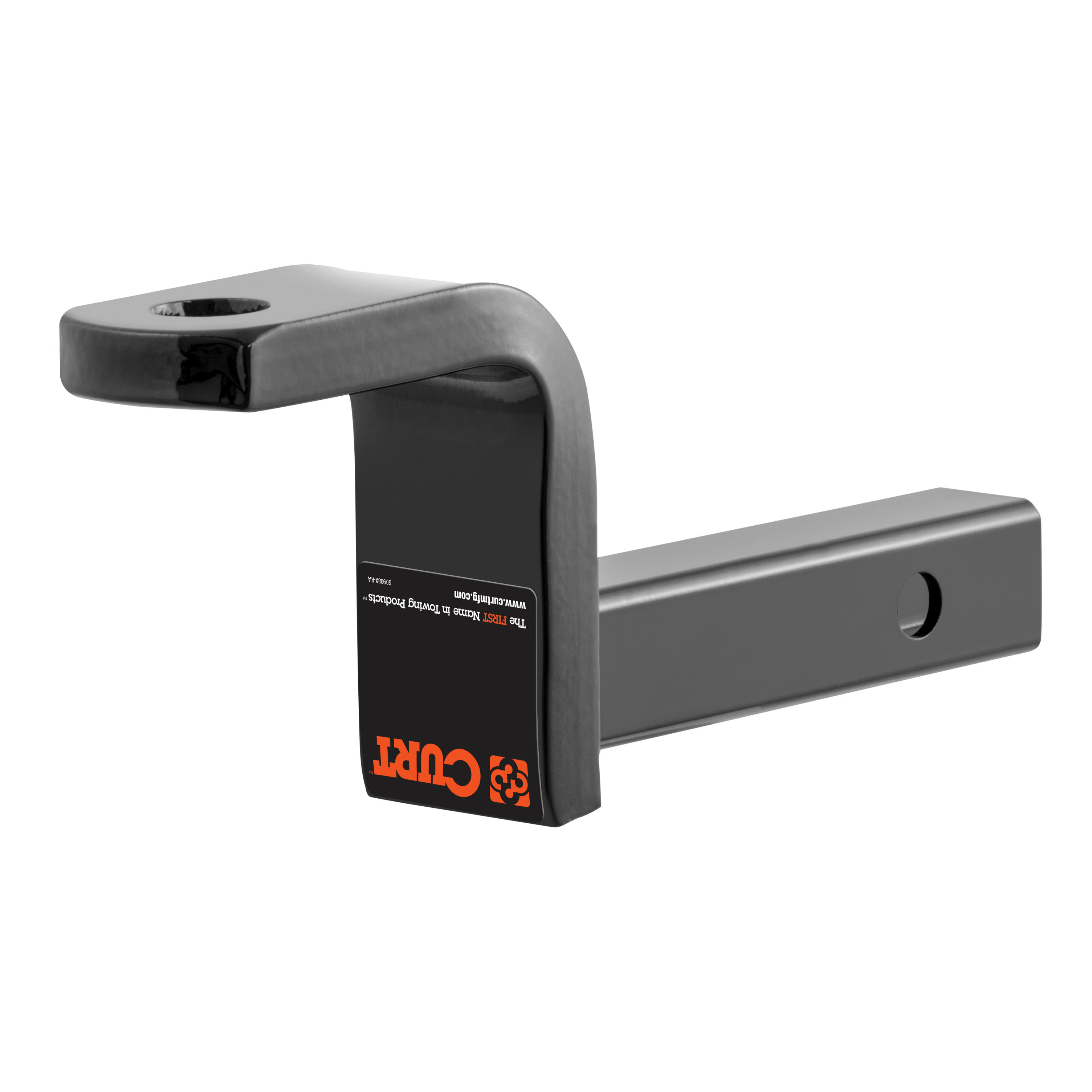 CURT Class 1 Ball Mount (1-1/4" Shank, 2,000 lbs, 3-1/4" Drop, 7-1/4" Long) Trailer Hitch Ball Mount with Switch Ball Trailer Ball (1-7/8", 2", 2-5/16" Balls, 1" x 2-1/4" Shank) & 5/8" Hitch Lock (3" Receiver, Barbell, Chrome) thumbnail 2