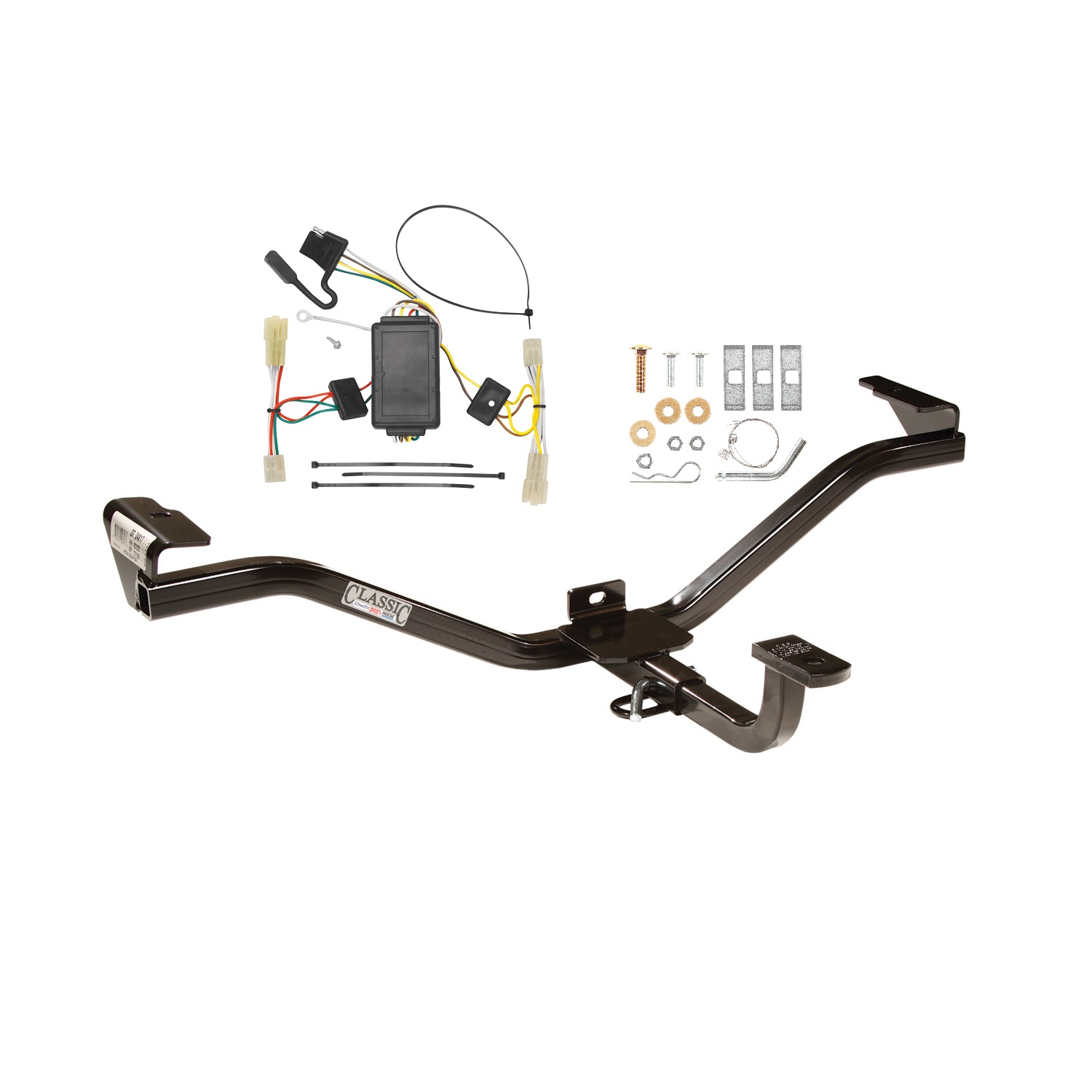 2010-2011 Suzuki SX4 Crossover Draw-tite Class 1 Trailer Hitch, 1-1/4 Inch Square Receiver Bundle w/ Plug-n-Play T-One Wiring Harness thumbnail 0