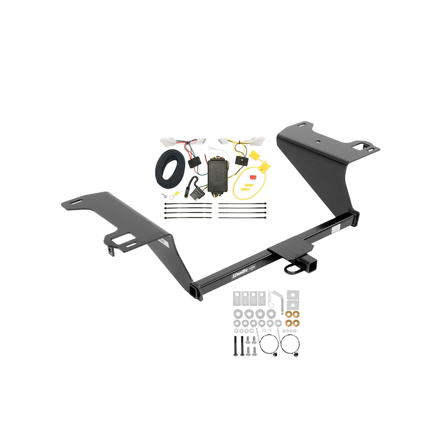 2011-2014 Hyundai Sonata Except Hybrid Draw-tite Class 1 Trailer Hitch, 1-1/4 Inch Square Receiver Bundle w/ Plug-n-Play T-One Wiring Harness thumbnail 0