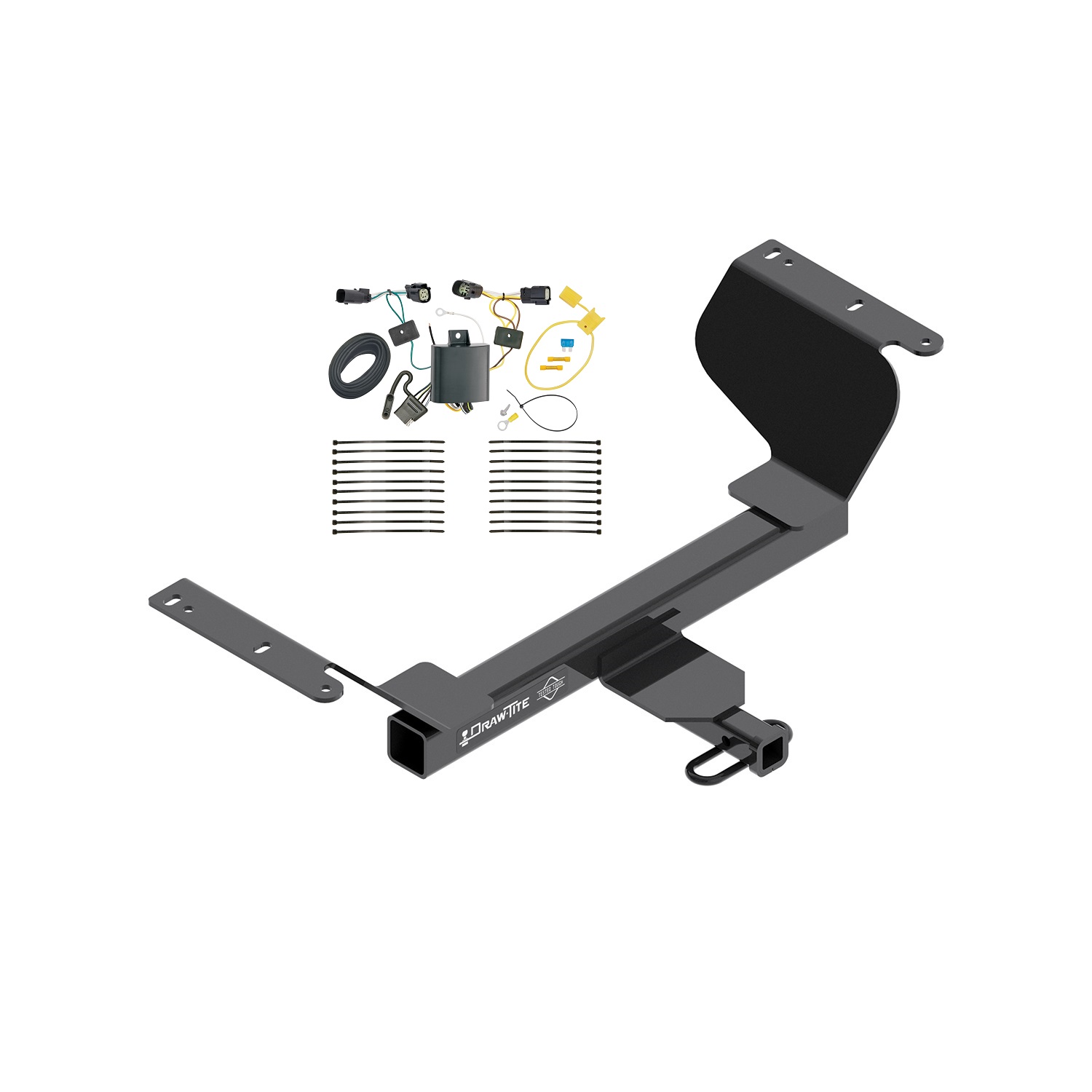 2018-2021 Chevrolet Equinox Premier, Except Models w/1.6L Diesel Engine Draw-tite Class 2 Trailer Hitch, 1-1/4 Inch Square Receiver Bundle w/ Plug-n-Play T-One Wiring Harness thumbnail 0