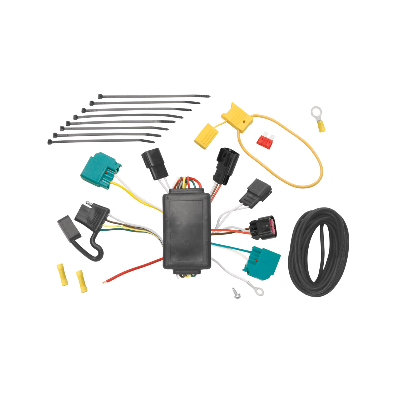 2009-2009 Dodge Journey Draw-tite Class 3 Trailer Hitch, 2 Inch Square Receiver Bundle w/ Plug-n-Play T-One Wiring Harness 75648 thumbnail 1