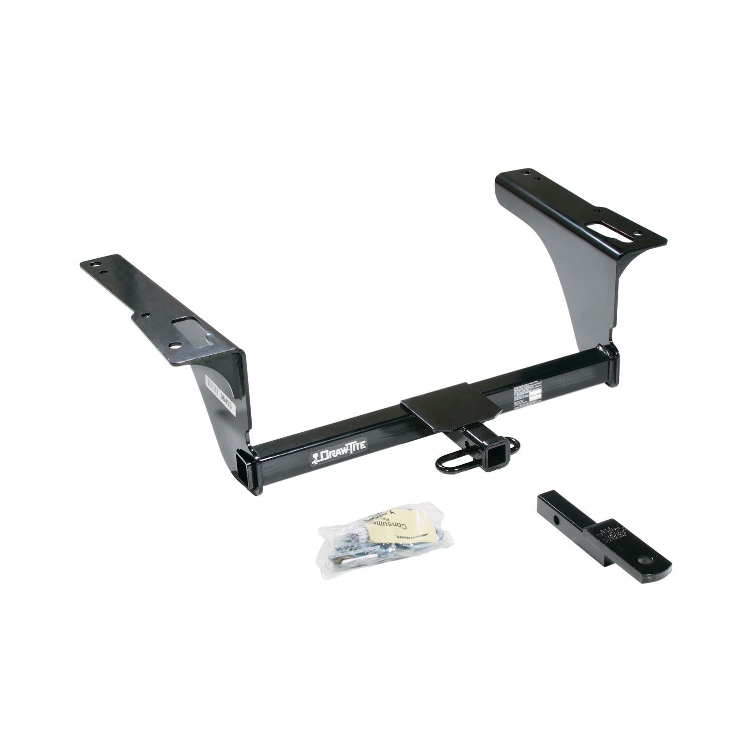 2010-2019 Subaru Outback Wagon, Except Sport Draw-tite Class 2 Trailer Hitch, 1-1/4 Inch Square Receiver Bundle w/ Plug-n-Play T-One Wiring Harness thumbnail 9