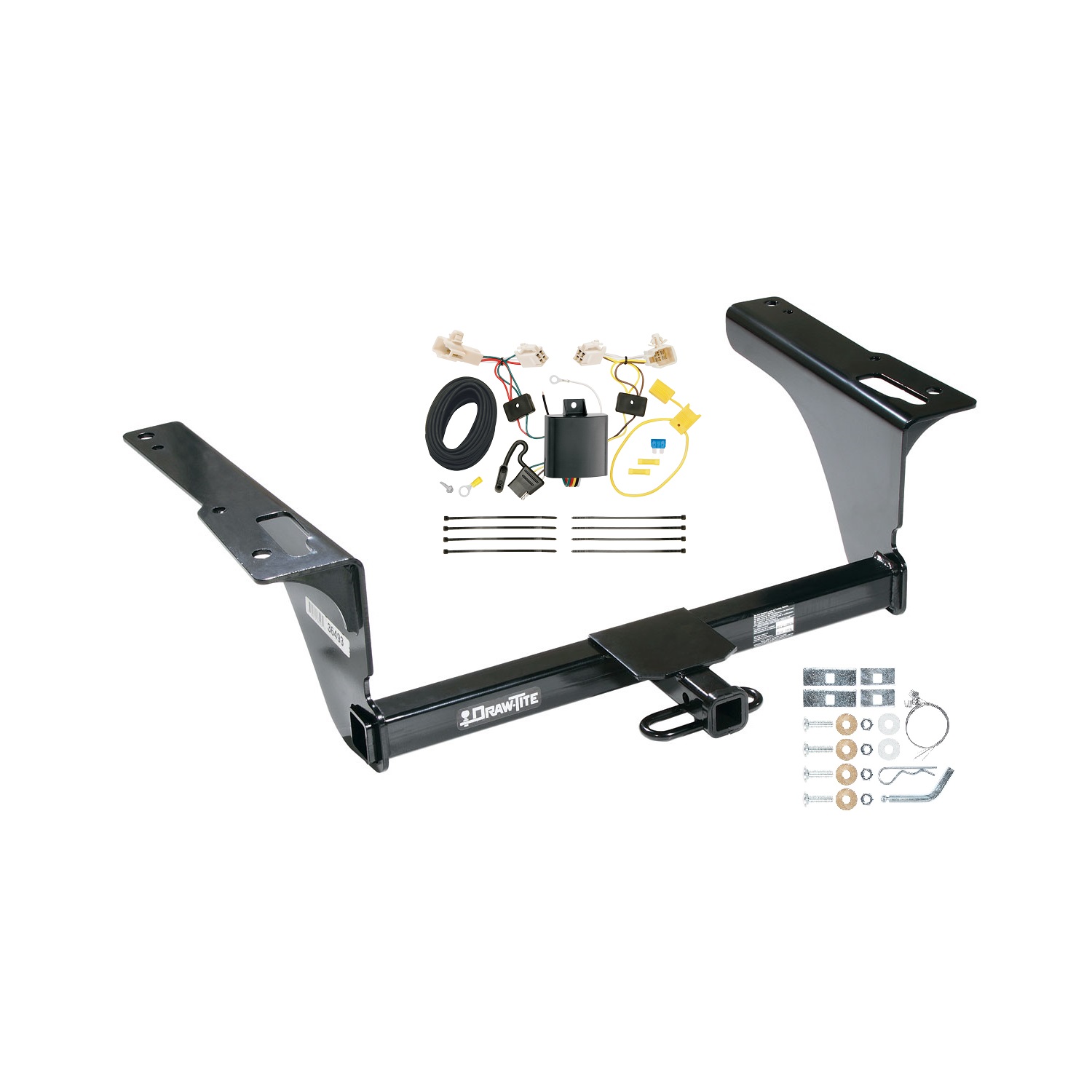 2015-2019 Subaru Legacy Sedan Draw-tite Class 2 Trailer Hitch, 1-1/4 Inch Square Receiver Bundle w/ Plug-n-Play T-One Wiring Harness thumbnail 0
