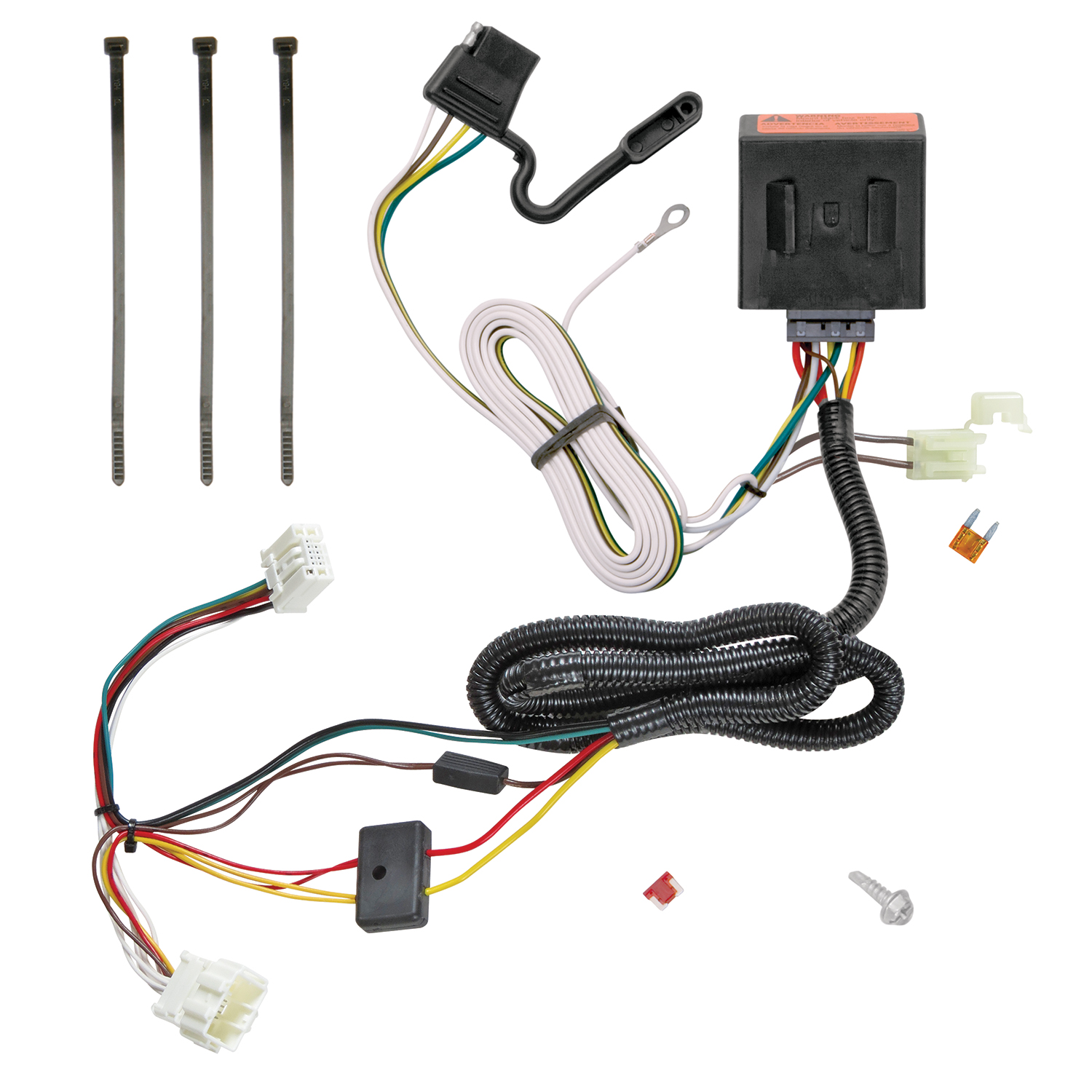 2012-2016 Honda CR-V Draw-tite Class 2 Trailer Hitch, 1-1/4 Inch Square Receiver Bundle w/ Plug-n-Play T-One Wiring Harness thumbnail 1