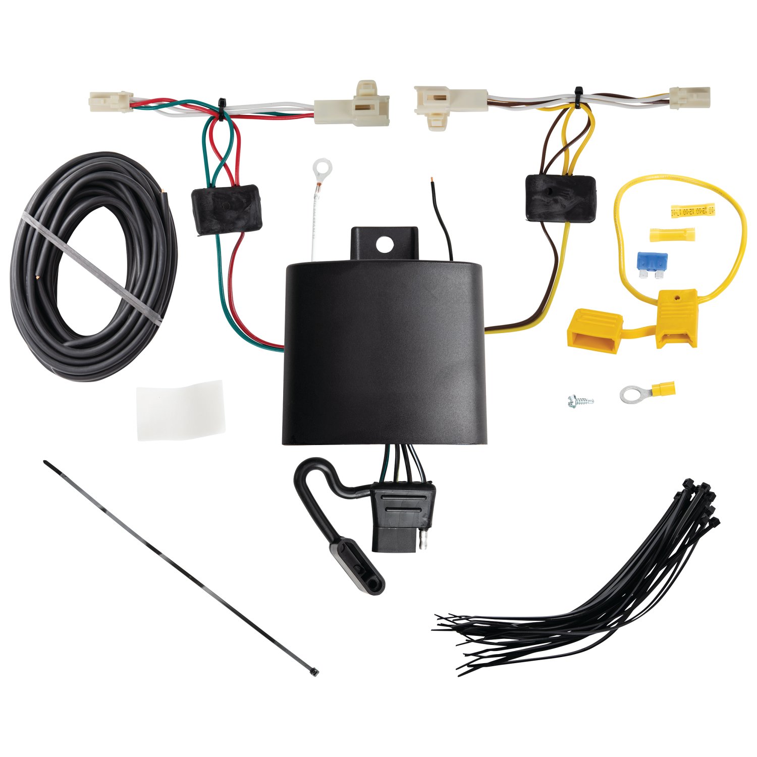 2022-2023 Mitsubishi Outlander Draw-tite Class 3 Trailer Hitch, 2 Inch Square Receiver Bundle w/ Plug-n-Play T-One Wiring Harness thumbnail 1
