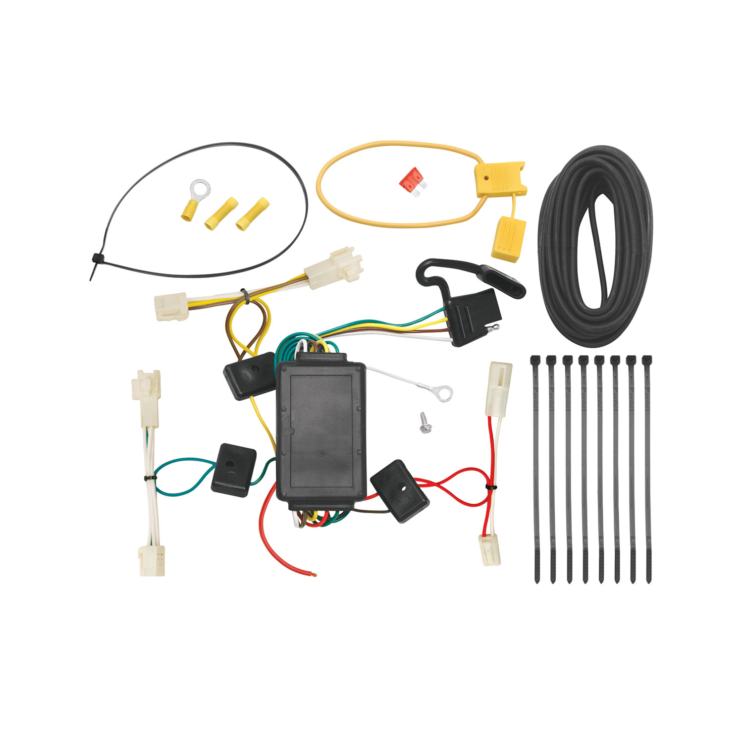 2007-2009 Lexus RX350 Draw-tite Class 3 Trailer Hitch, 2 Inch Square Receiver Bundle w/ Plug-n-Play T-One Wiring Harness thumbnail 1