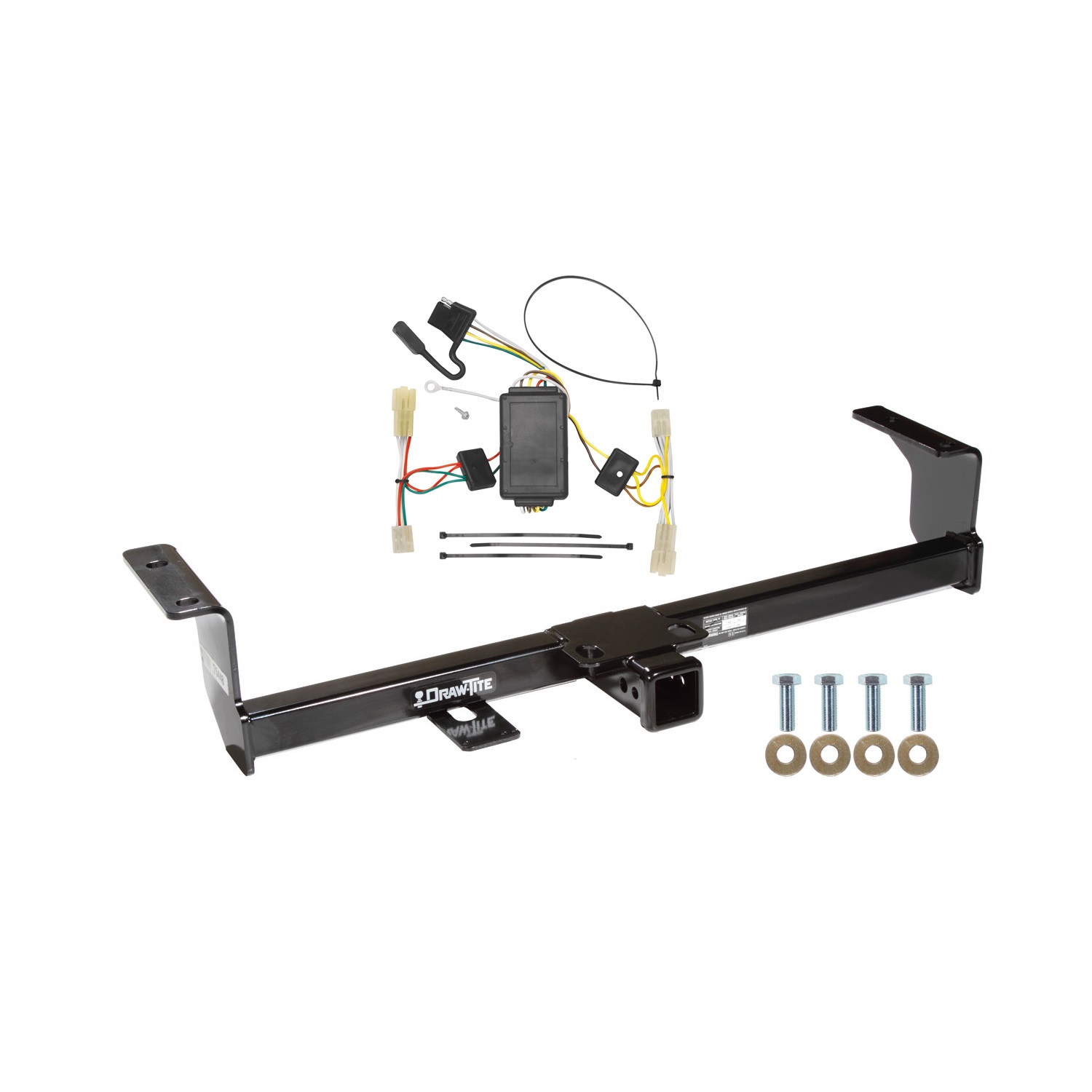 2006-2013 Suzuki Grand Vitara Except 3 Dr Hatchback Draw-tite Class 3 Trailer Hitch, 2 Inch Square Receiver Bundle w/ Plug-n-Play T-One Wiring Harness thumbnail 0