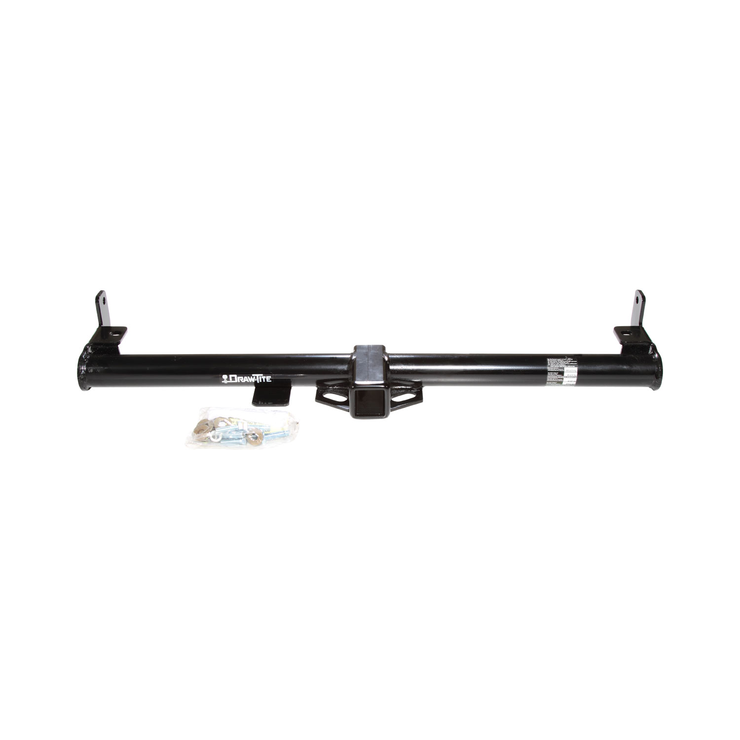 1998-2006 Jeep Wrangler Draw-tite Class 3 Trailer Hitch, 2 Inch Square Receiver Bundle w/ Plug-n-Play T-One Wiring Harness thumbnail 7