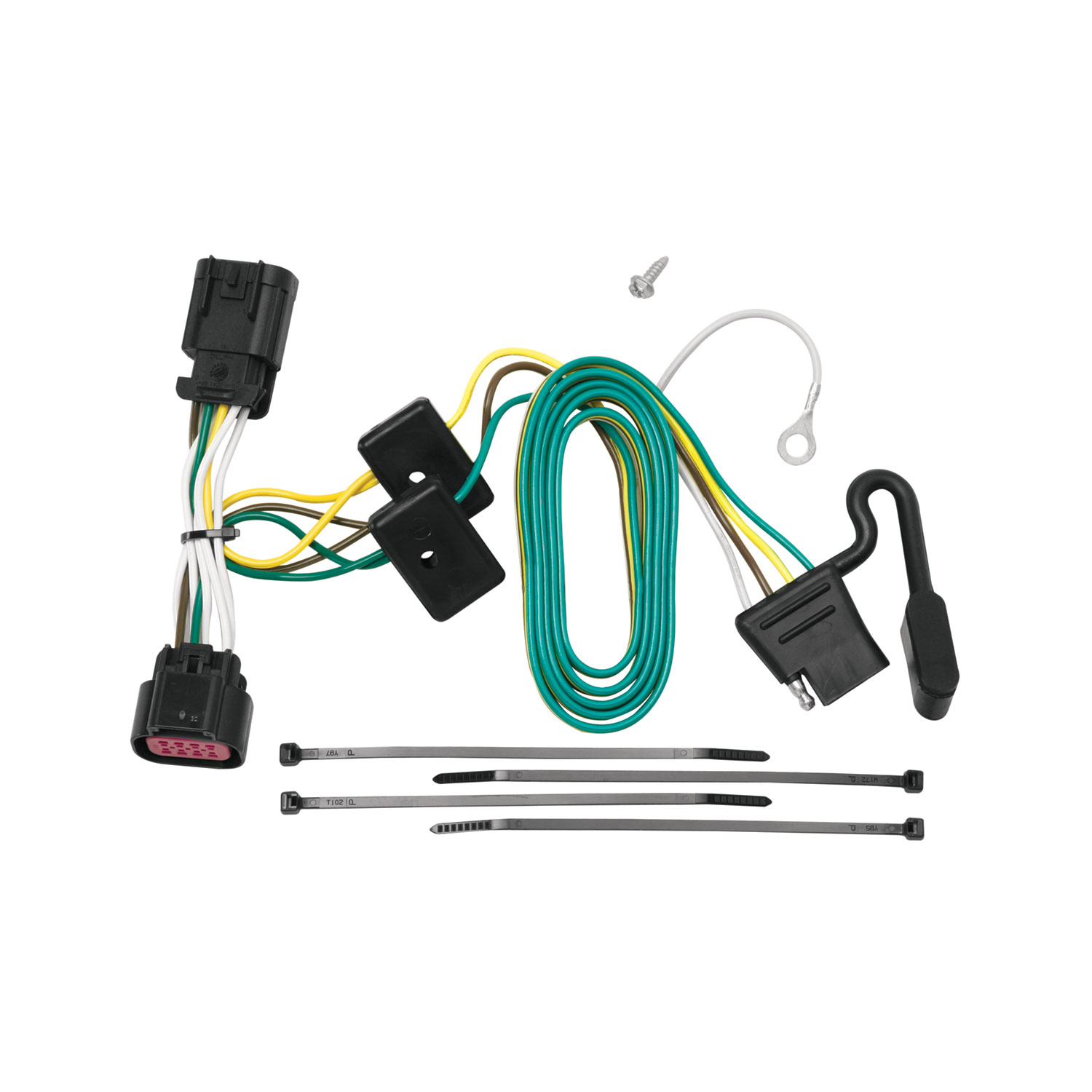 2006-2013 Chevrolet Impala Draw-tite Class 2 Trailer Hitch, 1-1/4 Inch Square Receiver Bundle w/ Plug-n-Play T-One Wiring Harness thumbnail 1