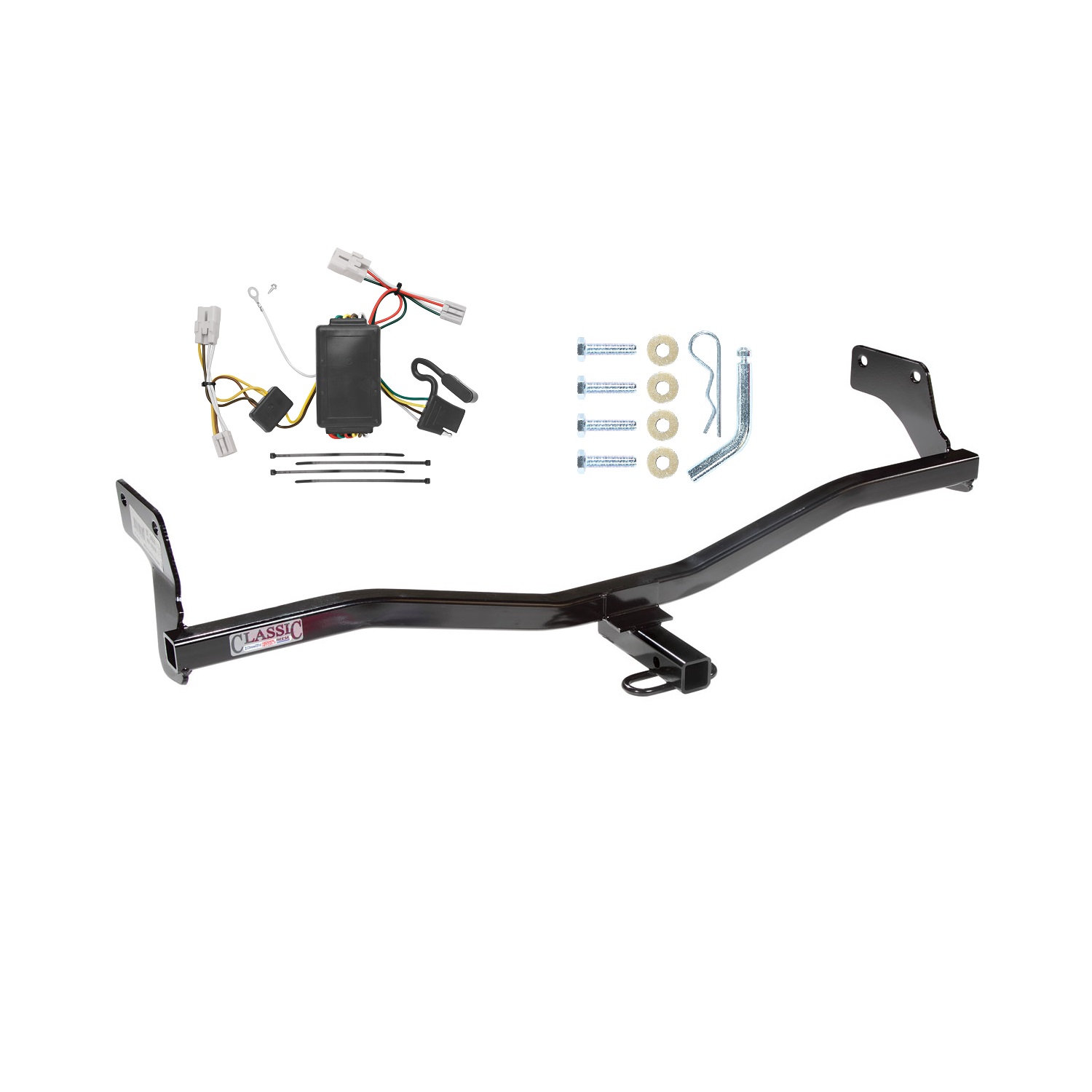 2009-2012 Hyundai Elantra Touring Draw-tite Class 1 Trailer Hitch, 1-1/4 Inch Square Receiver Bundle w/ Plug-n-Play T-One Wiring Harness thumbnail 0