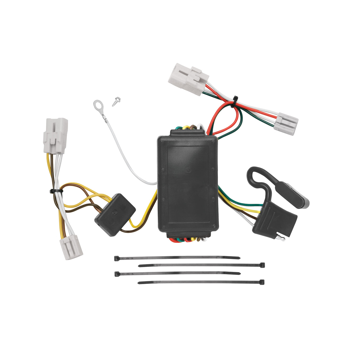 2009-2012 Hyundai Elantra Touring Draw-tite Class 1 Trailer Hitch, 1-1/4 Inch Square Receiver Bundle w/ Plug-n-Play T-One Wiring Harness thumbnail 1
