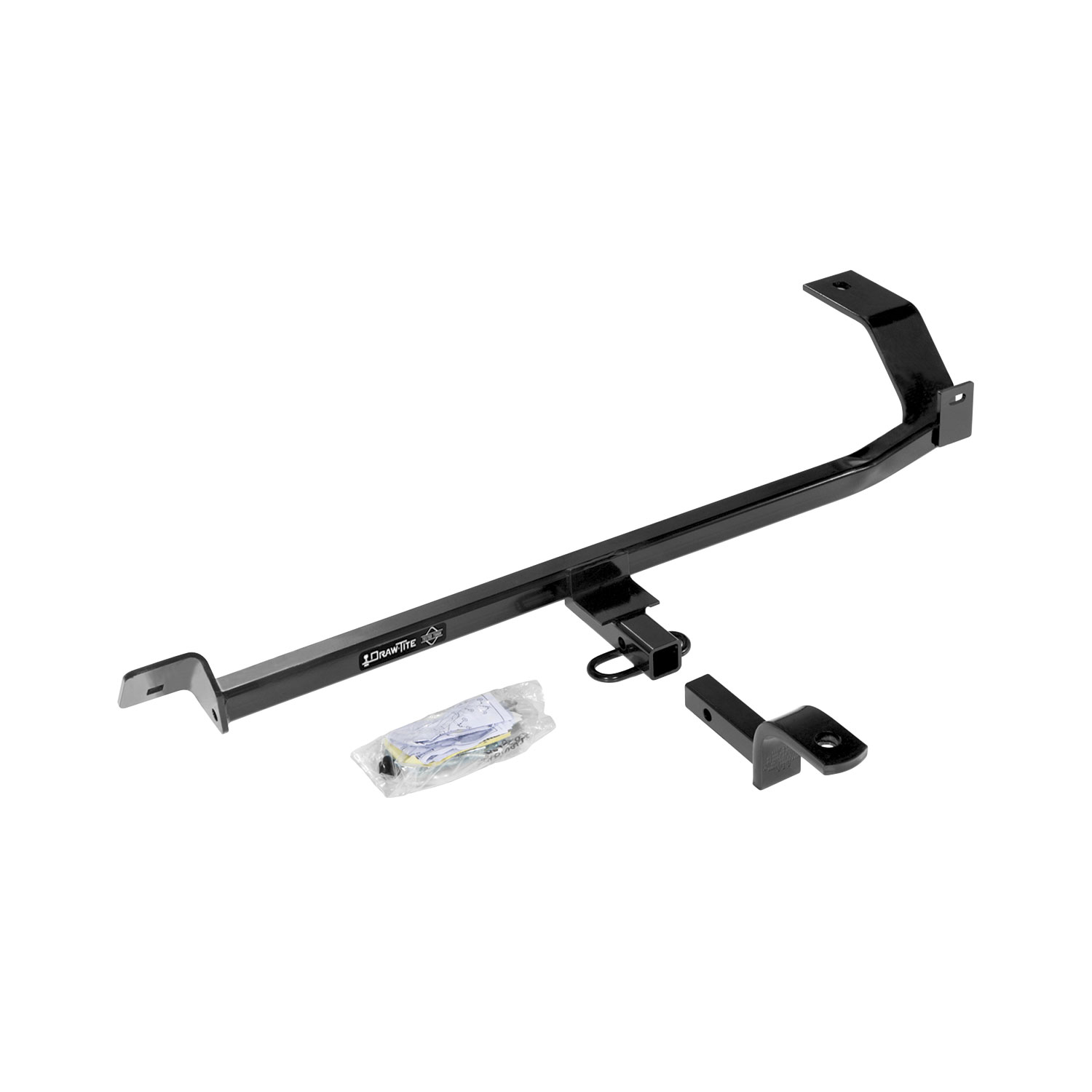 2010-2014 Mitsubishi Lancer Hatchback, Except Ralliart & w/Dual Exhaust Draw-tite Class 1 Trailer Hitch, 1-1/4 Inch Square Receiver Bundle w/ Plug-n-Play T-One Wiring Harness thumbnail 9