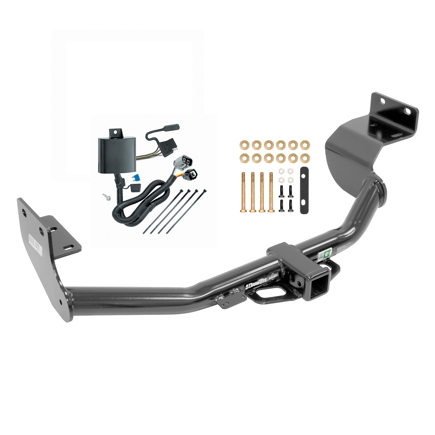 2014-2015 KIA Sorento w/V6 Engine Draw-tite Class 3 Trailer Hitch, 2 Inch Square Receiver Bundle w/ Plug-n-Play T-One Wiring Harness thumbnail 0