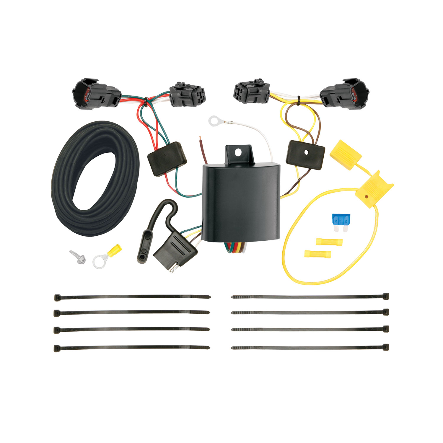 2014-2015 KIA Sorento w/I4 Engine Draw-tite Class 3 Trailer Hitch, 2 Inch Square Receiver Bundle w/ Plug-n-Play T-One Wiring Harness thumbnail 1
