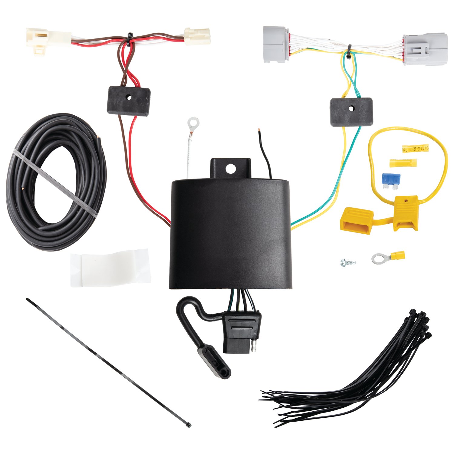 2017-2022 Toyota Prius Prime Draw-tite Class 1 Trailer Hitch, 1-1/4 Inch Square Receiver Bundle w/ Plug-n-Play T-One Wiring Harness thumbnail 1