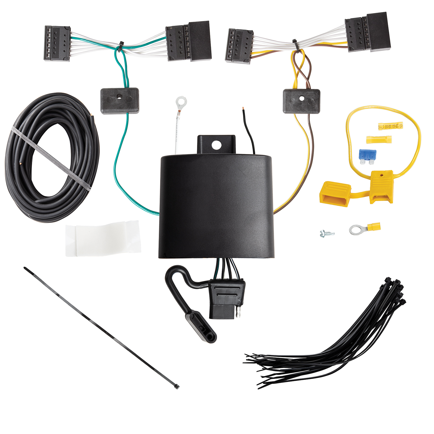 2018-2021 BMW X3 Draw-tite Class 3 Trailer Hitch, 2 Inch Square Receiver Bundle w/ Plug-n-Play T-One Wiring Harness thumbnail 1