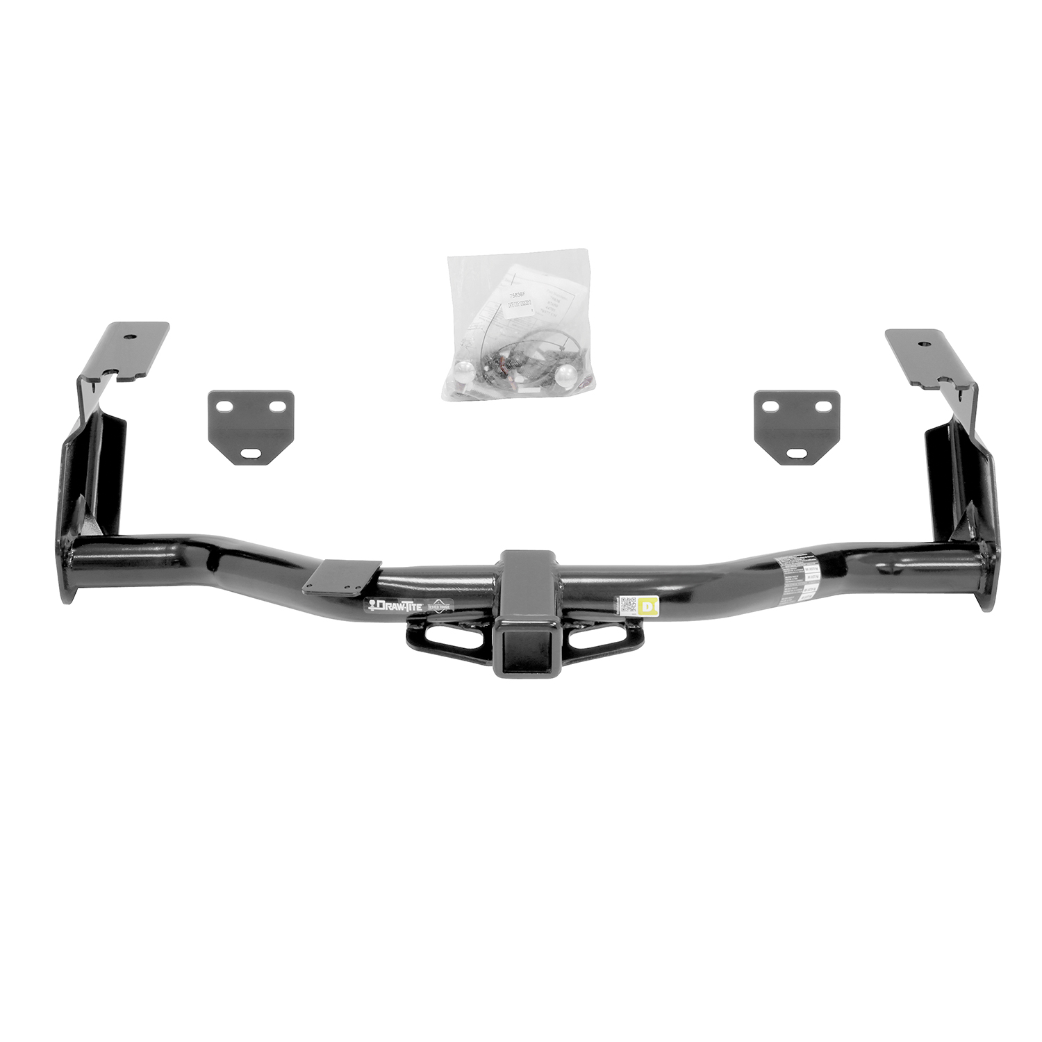 2014-2018 Jeep Cherokee Trailhawk Draw-tite Class 3 Trailer Hitch, 2 Inch Square Receiver Bundle w/ Plug-n-Play T-One Wiring Harness 75838 thumbnail 7