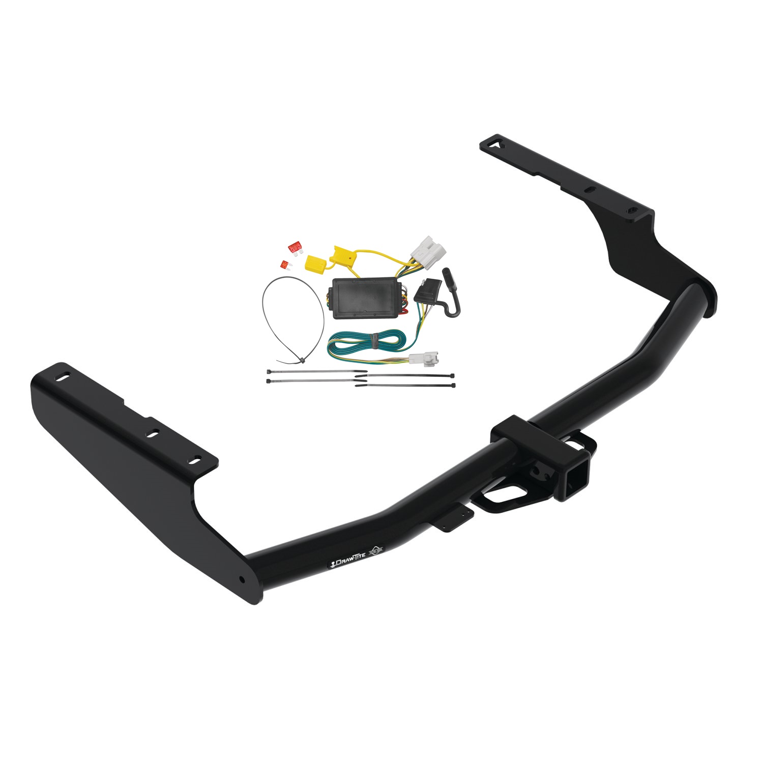 2014-2019 Toyota Highlander Draw-tite Class 4 Trailer Hitch, 2 Inch Square Receiver Bundle w/ Plug-n-Play T-One Wiring Harness thumbnail 0