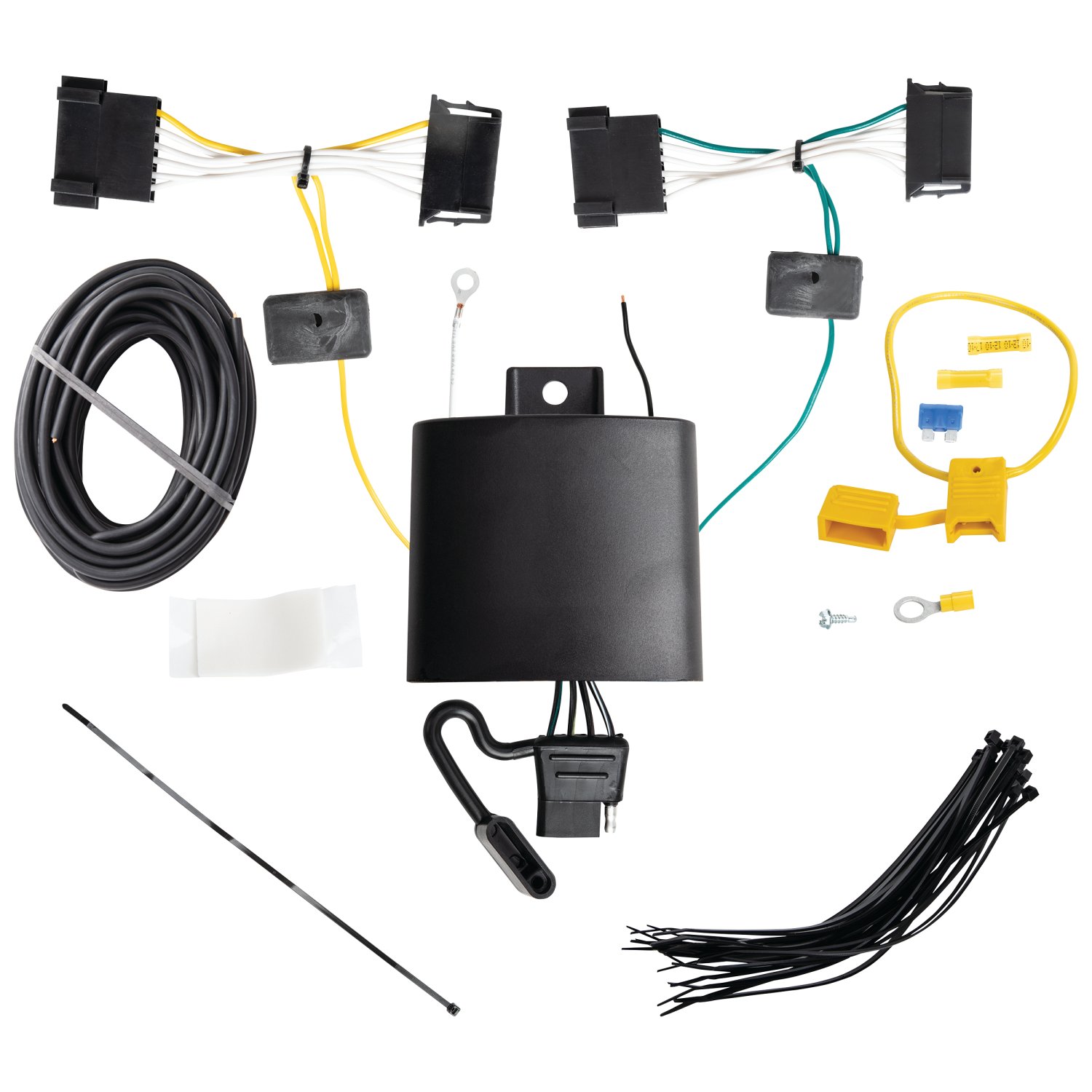 2019-2021 Freightliner Sprinter 2500 Except w/Factory Step Bumper Draw-tite Class 4 Trailer Hitch, 2 Inch Square Receiver Bundle w/ Plug-n-Play T-One Wiring Harness thumbnail 1