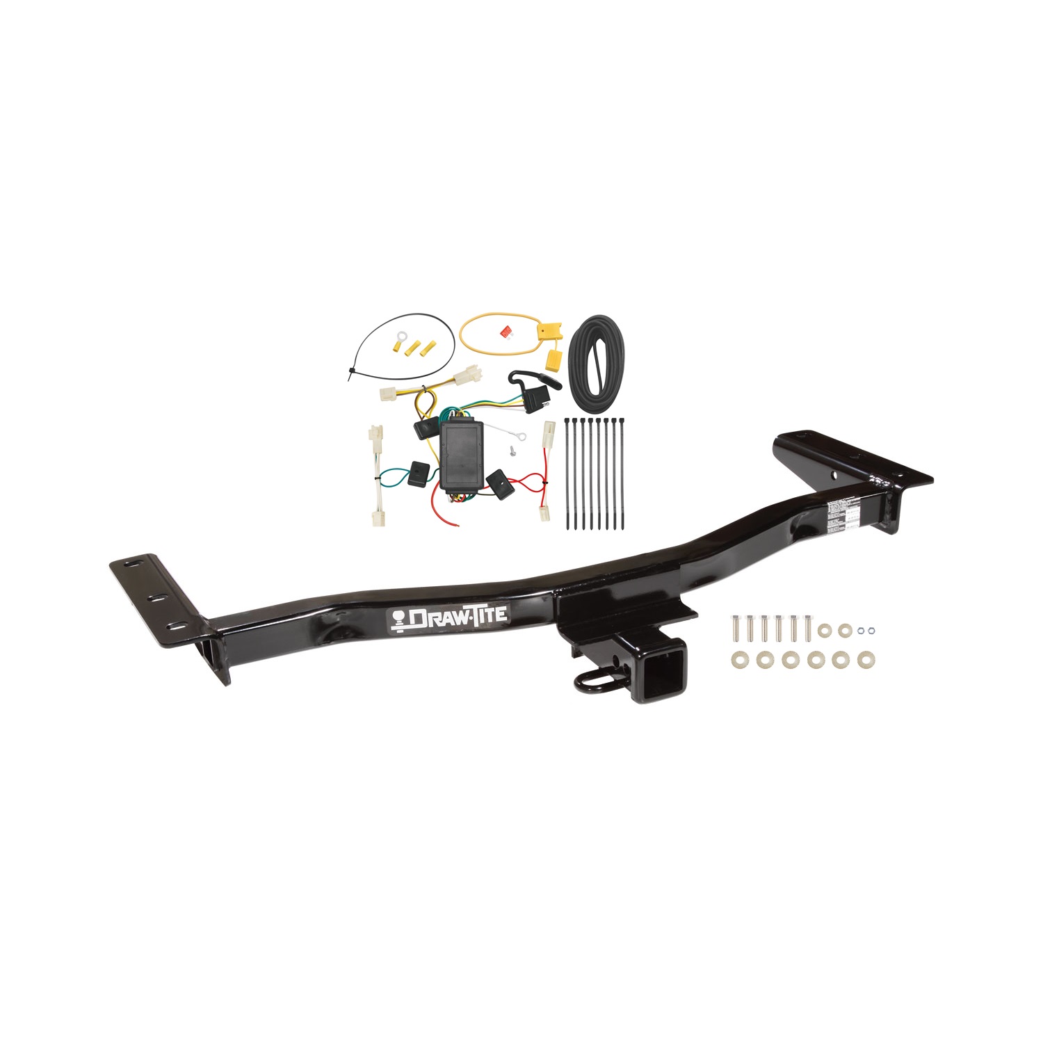 2010-2012 Lexus RX350 Except F Sport Draw-tite Class 3 Trailer Hitch, 2 Inch Square Receiver Bundle w/ Plug-n-Play T-One Wiring Harness thumbnail 0