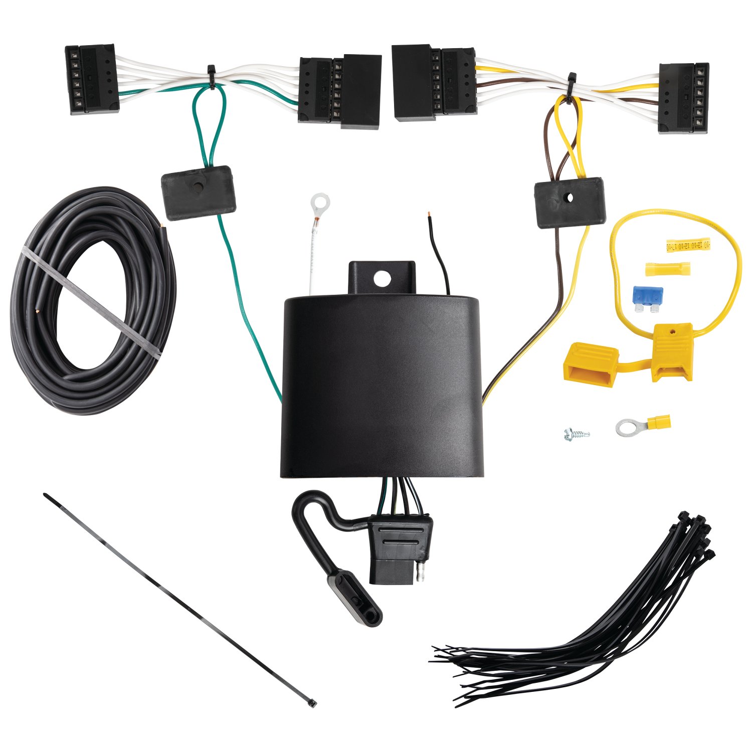 2022-2024 BMW X3 Draw-Tite Class 3 Trailer Hitch, 2 Inch Square Receiver Bundle w/ Plug-n-Play T-One Wiring Harness thumbnail 1