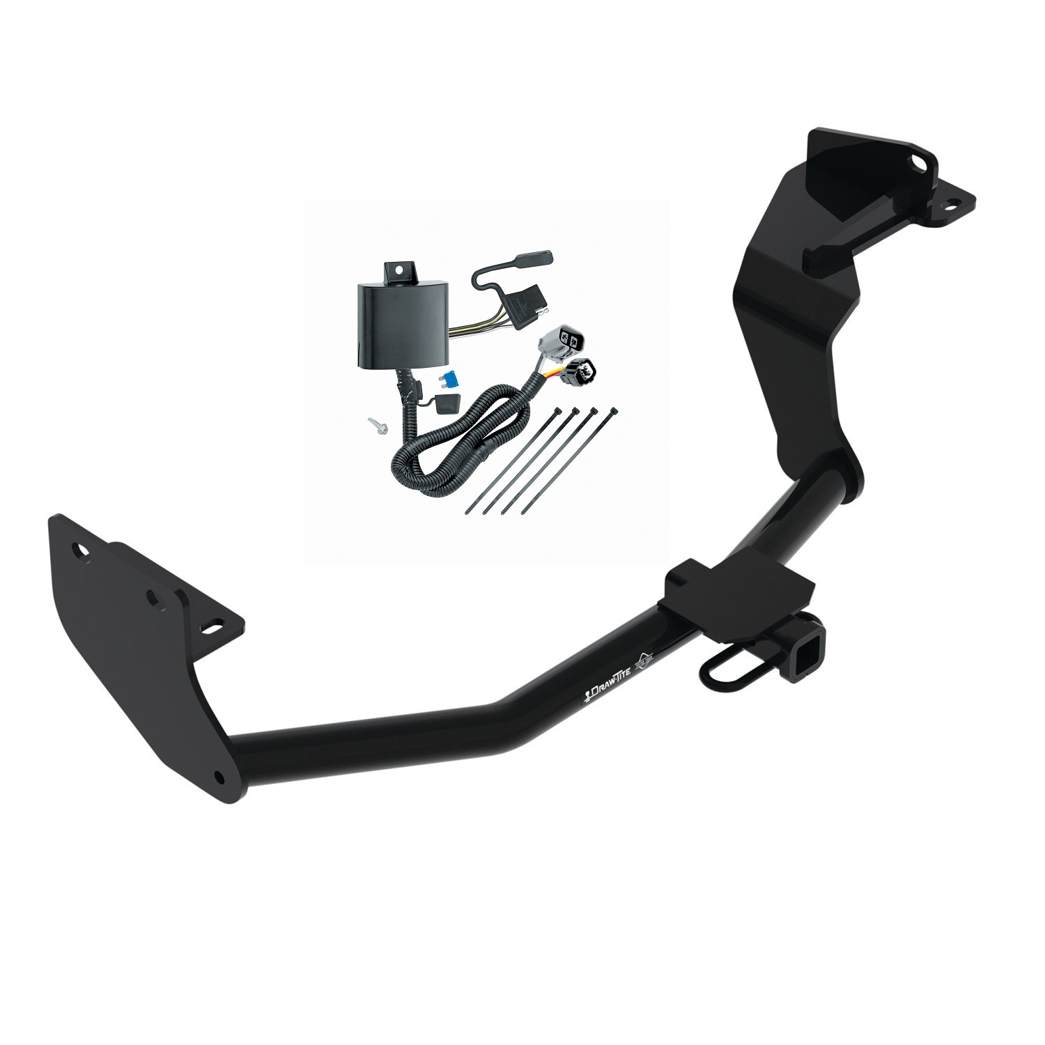 2016-2020 KIA Sorento w/V6 Engine Draw-tite Class 2 Trailer Hitch, 1-1/4 Inch Square Receiver Bundle w/ Plug-n-Play T-One Wiring Harness thumbnail 0