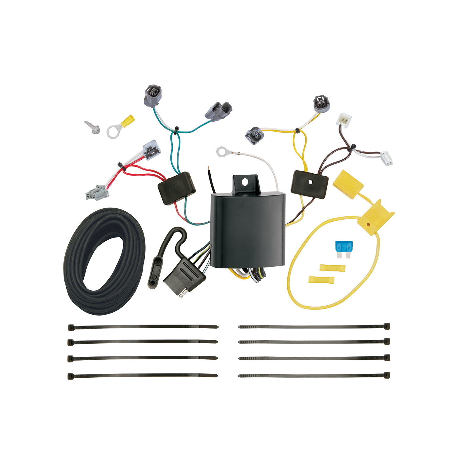 2016-2017 Honda Accord Coupe Draw-tite Class 1 Trailer Hitch, 1-1/4 Inch Square Receiver Bundle w/ Plug-n-Play T-One Wiring Harness thumbnail 1