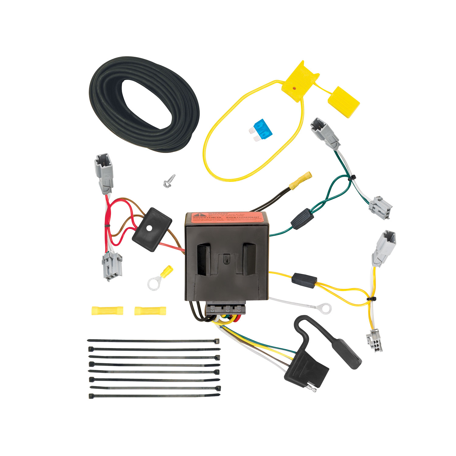 2013-2016 Mazda CX-5 Draw-tite Class 3 Trailer Hitch, 2 Inch Square Receiver Bundle w/ Plug-n-Play T-One Wiring Harness thumbnail 1