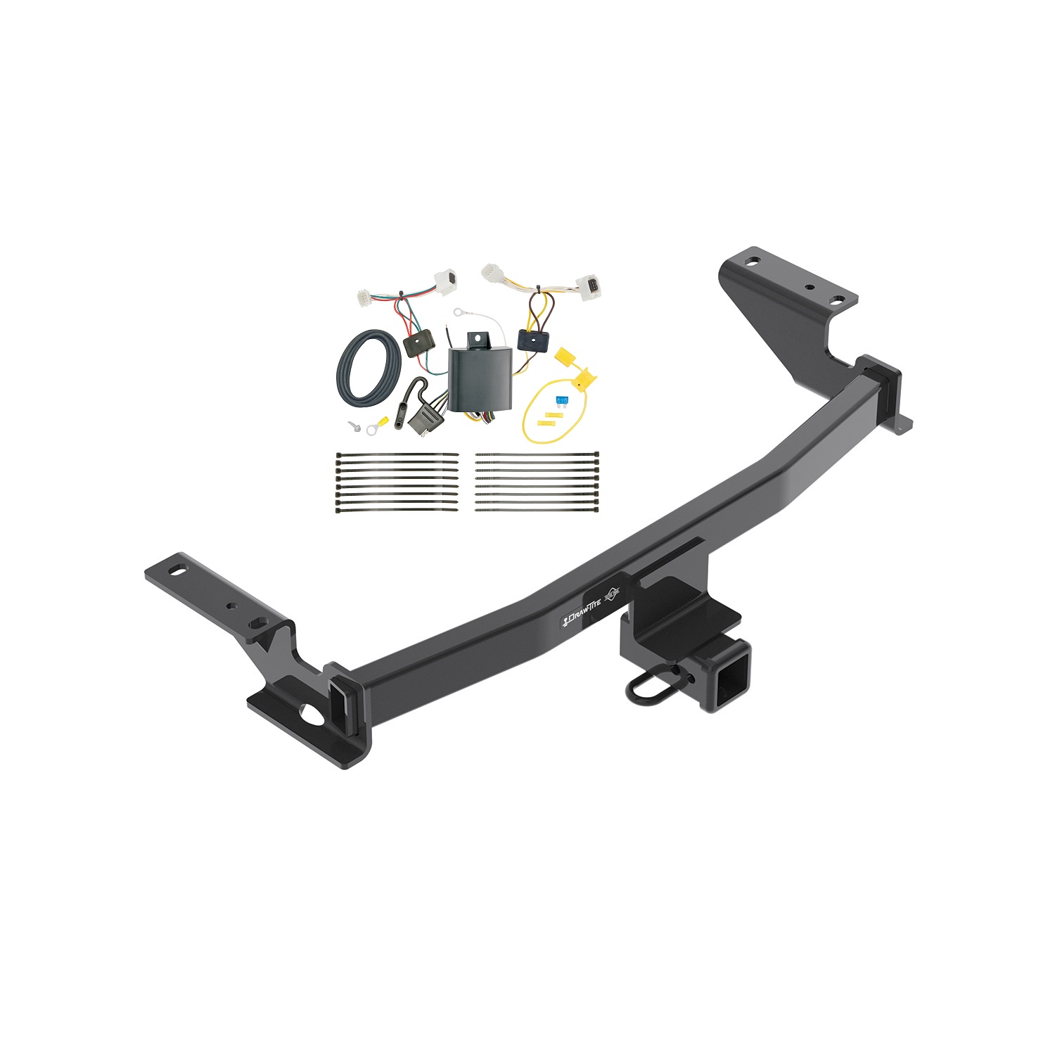 2017-2021 Mazda CX-5 Except Diesel Engine Draw-tite Class 3 Trailer Hitch, 2 Inch Square Receiver Bundle w/ Plug-n-Play T-One Wiring Harness thumbnail 0