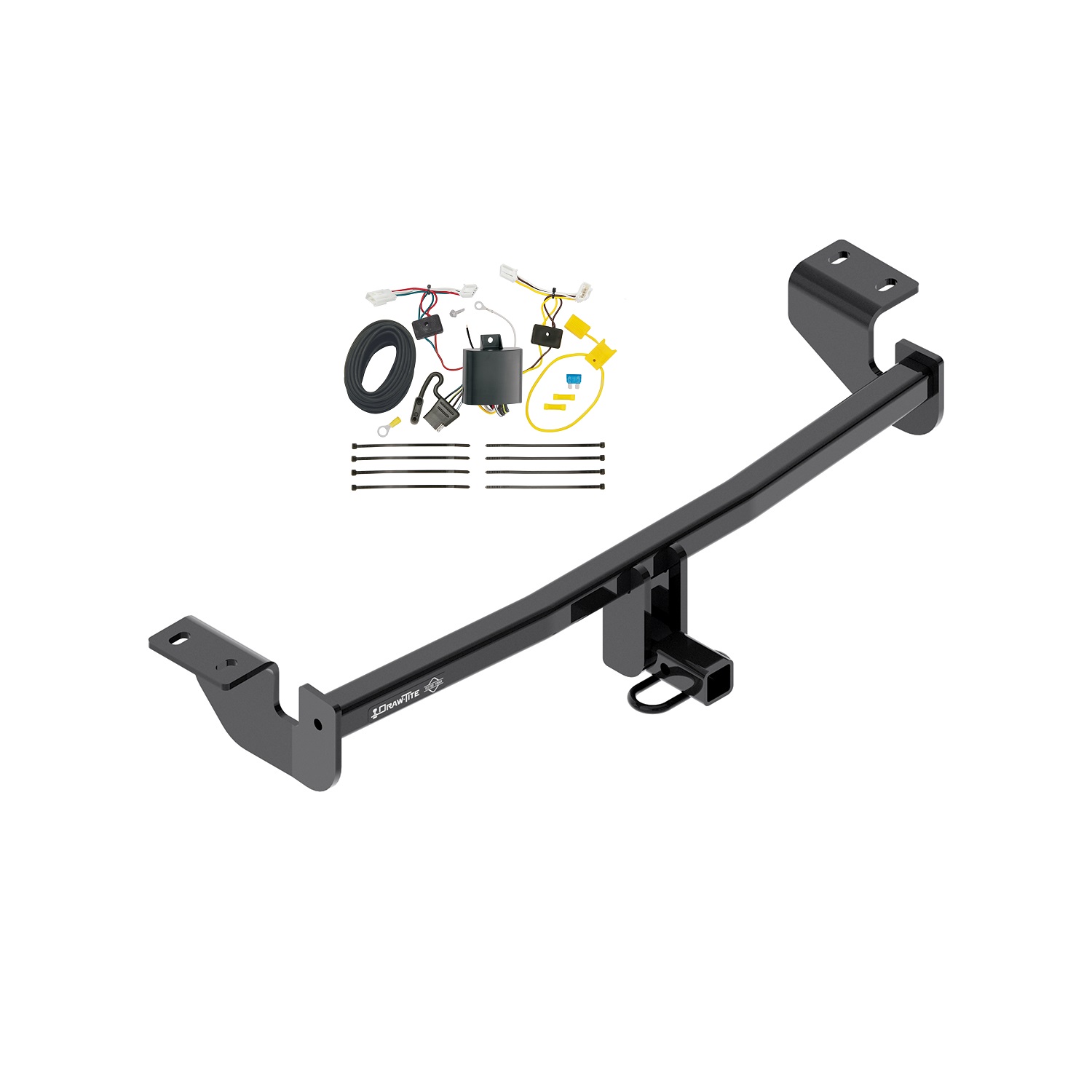 2016-2016 Scion iM Draw-tite Class 1 Trailer Hitch, 1-1/4 Inch Square Receiver Bundle w/ Plug-n-Play T-One Wiring Harness thumbnail 0