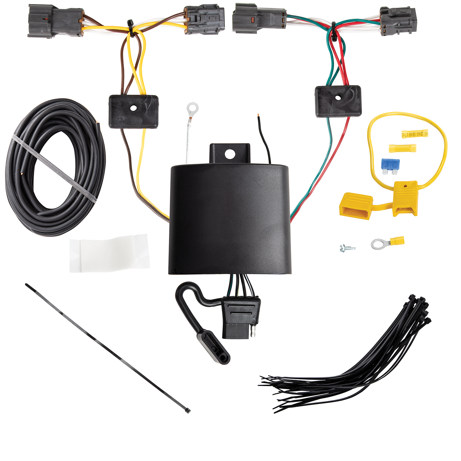 2019-2021 Hyundai Tucson Except Night Edition Draw-tite Class 2 Trailer Hitch, 1-1/4 Inch Square Receiver Bundle w/ Plug-n-Play T-One Wiring Harness thumbnail 1