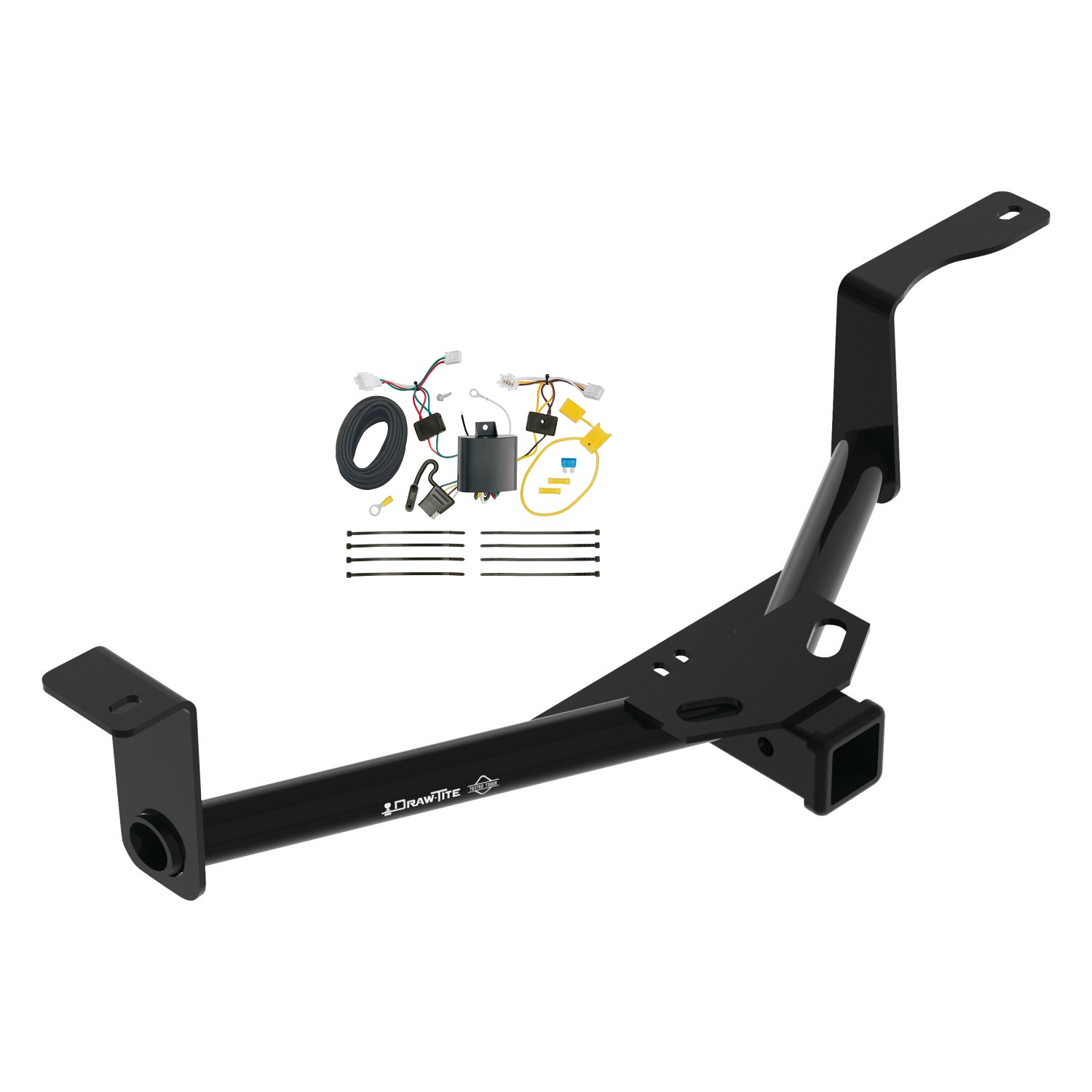 2016-2022 Honda HR-V Draw-tite Class 3 Trailer Hitch, 2 Inch Square Receiver Bundle w/ Plug-n-Play T-One Wiring Harness thumbnail 0