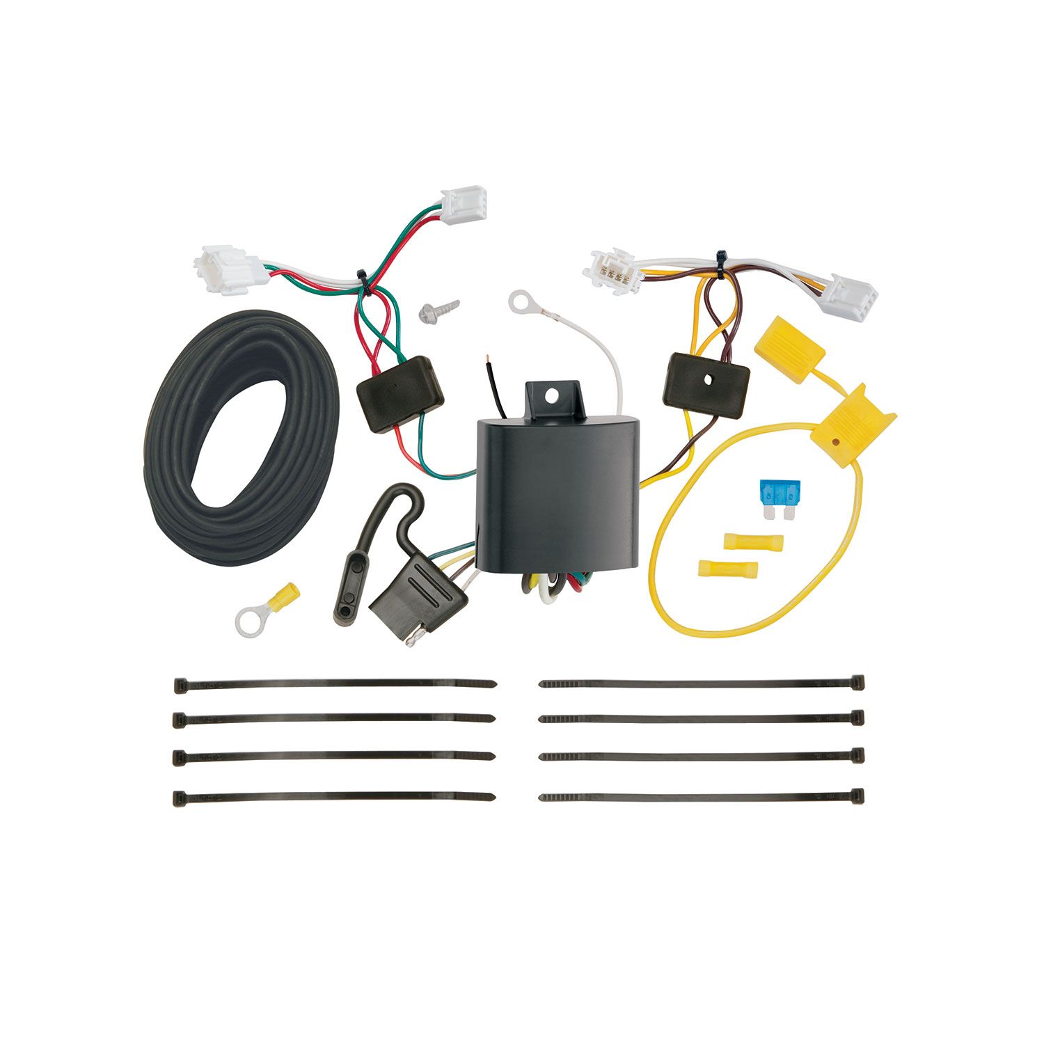 2016-2022 Honda HR-V Draw-tite Class 3 Trailer Hitch, 2 Inch Square Receiver Bundle w/ Plug-n-Play T-One Wiring Harness thumbnail 1