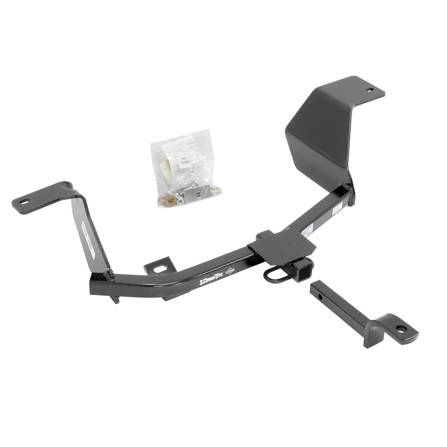 2014-2019 Nissan Versa Note Draw-tite Class 1 Trailer Hitch, 1-1/4 Inch Square Receiver Bundle w/ Plug-n-Play T-One Wiring Harness thumbnail 9