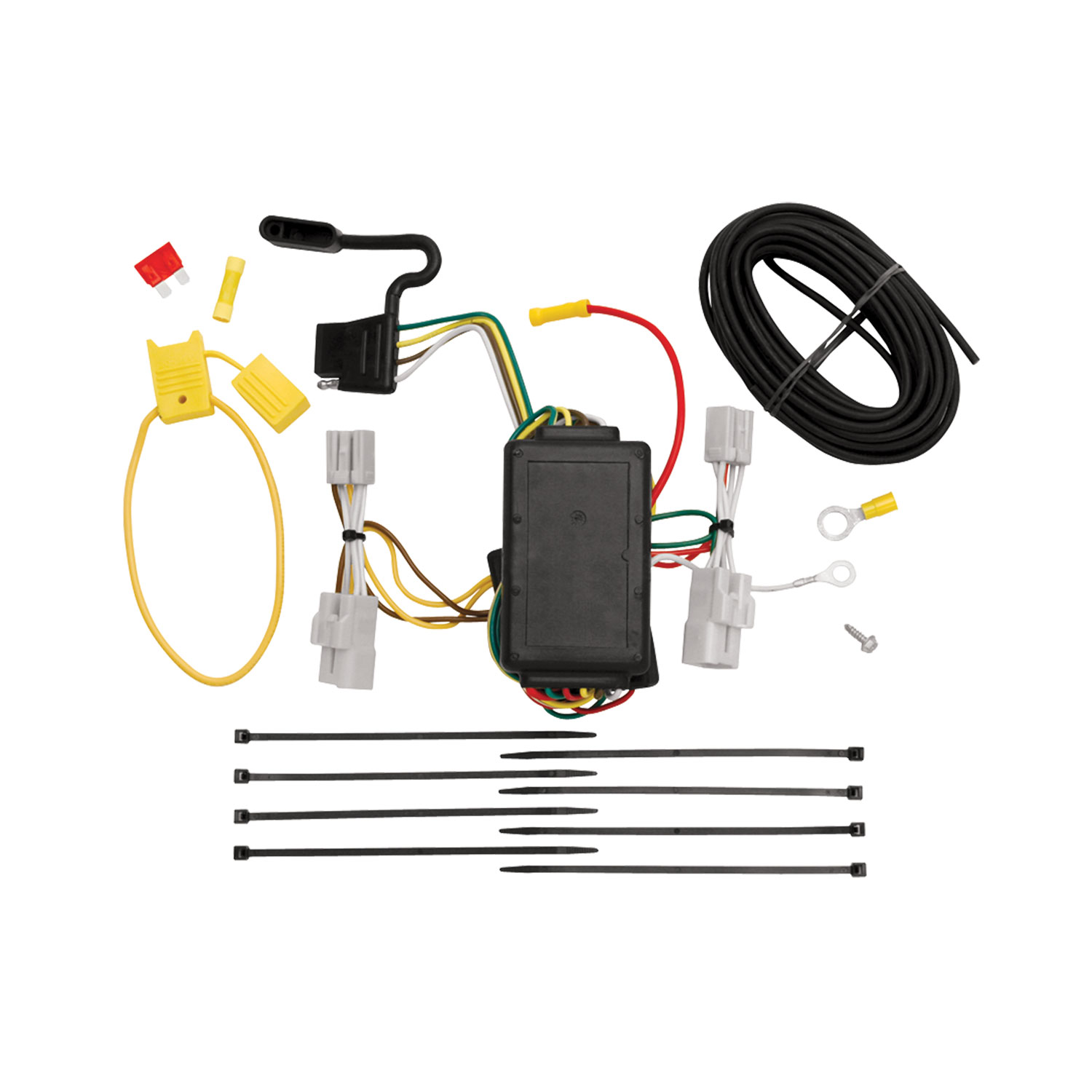2006-2012 Toyota RAV4 Draw-tite Class 3 Trailer Hitch, 2 Inch Square Receiver Bundle w/ Plug-n-Play T-One Wiring Harness thumbnail 1