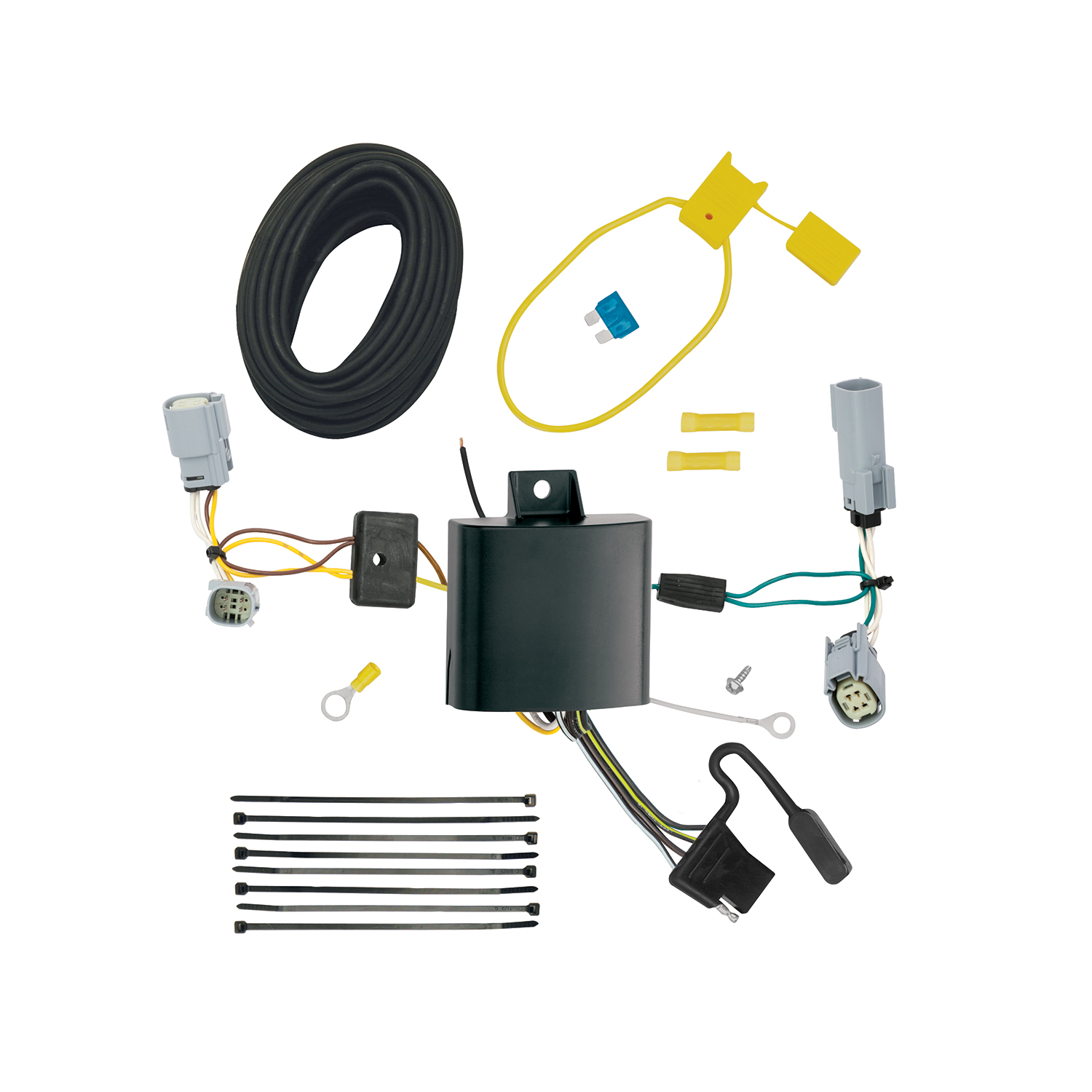 2020-2024 Chrysler Voyager Draw-Tite Hidden Hitch Completely Hidden Trailer Hitch 2 Inch Removable Receiver Bundle w/ Plug-n-Play T-One Wiring Harness thumbnail 1