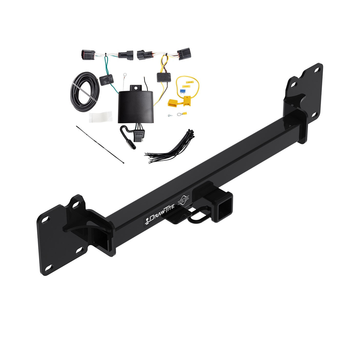 2018-2023 Land Rover Range Rover Velar Draw-Tite Class 4 Trailer Hitch, 2 Inch Square Receiver Bundle w/ Plug-n-Play T-One Wiring Harness thumbnail 0