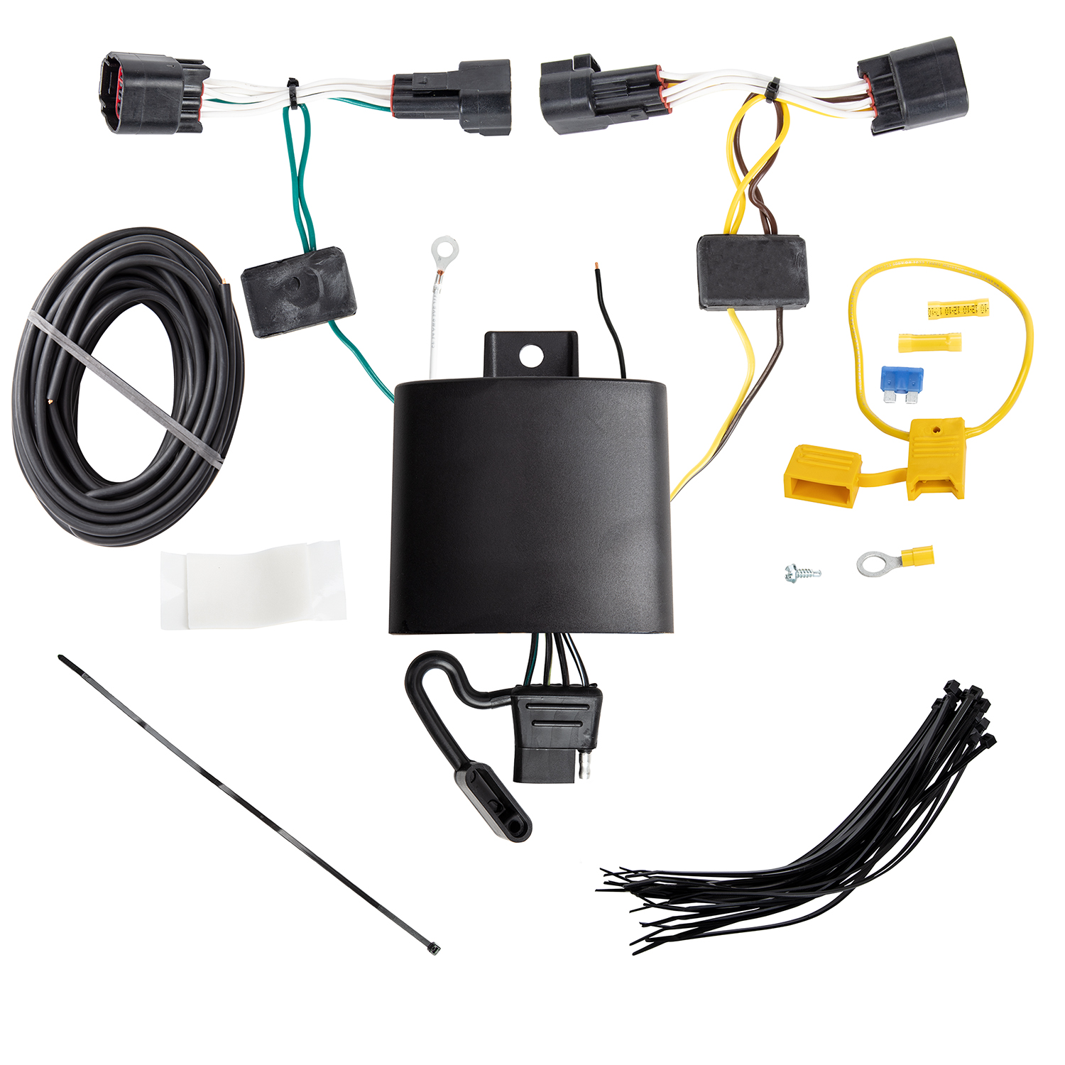 2018-2023 Land Rover Range Rover Velar Draw-Tite Class 4 Trailer Hitch, 2 Inch Square Receiver Bundle w/ Plug-n-Play T-One Wiring Harness thumbnail 1