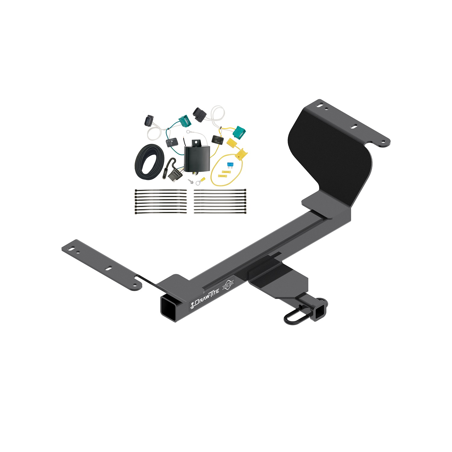 2018-2021 Chevrolet Equinox Except Premier or Models w/1.6L Diesel Engine Draw-tite Class 2 Trailer Hitch, 1-1/4 Inch Square Receiver Bundle w/ Plug-n-Play T-One Wiring Harness thumbnail 0