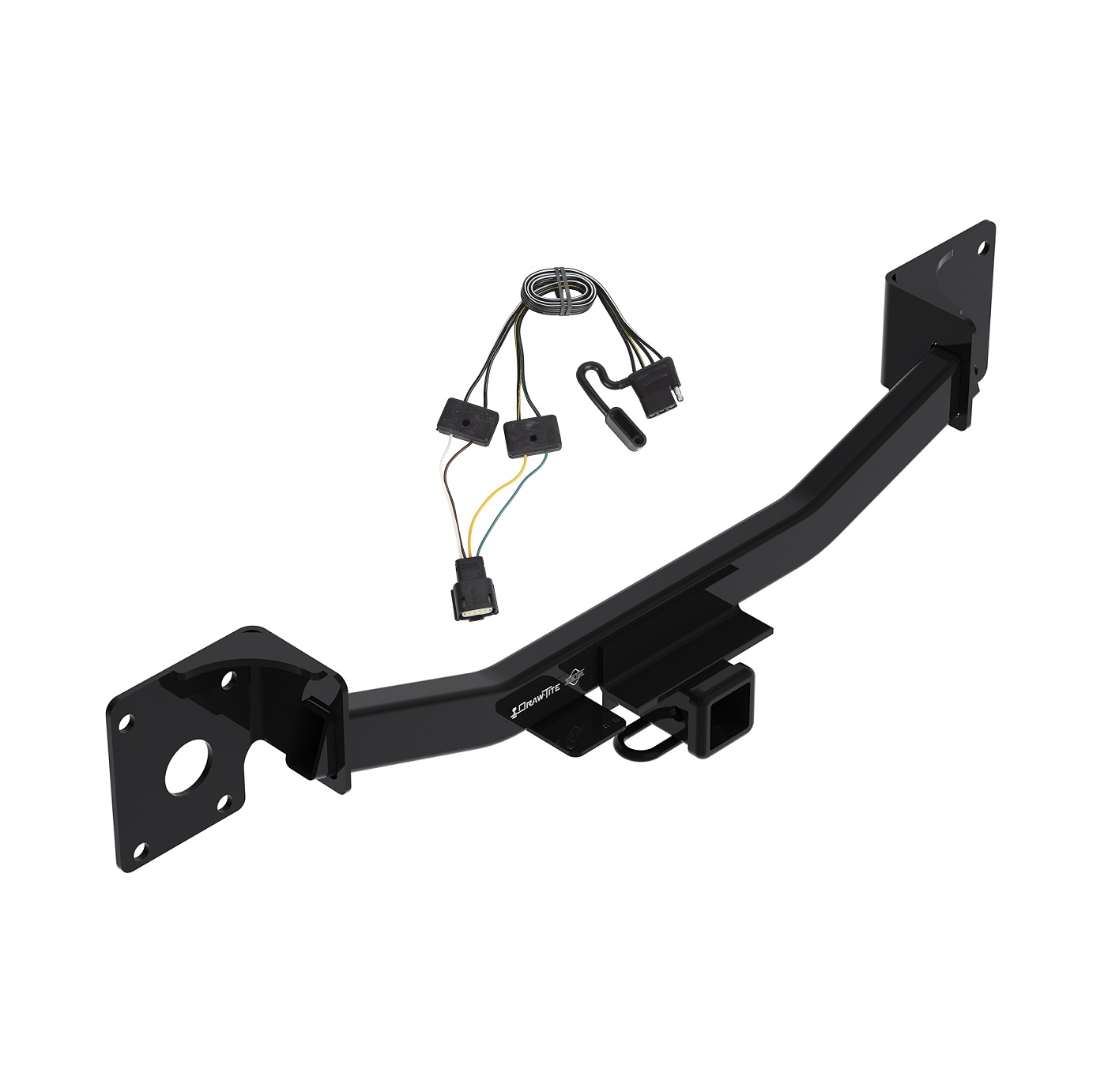2019-2024 Cadillac XT4 Draw-Tite Class 3 Trailer Hitch, 2 Inch Square Receiver Bundle w/ Plug-n-Play T-One Wiring Harness thumbnail 0