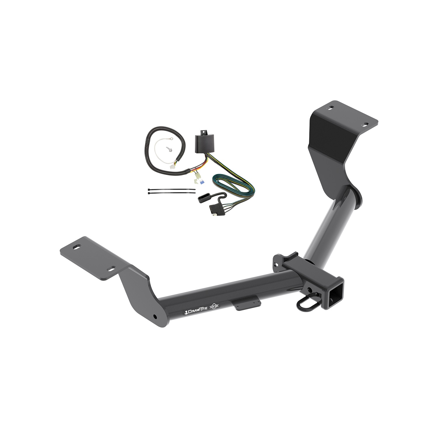 2017-2024 Honda CR-V Except HybridDraw-Tite Class 3 Trailer Hitch, 2 Inch Square Receiver Bundle w/ Plug-n-Play T-One Wiring Harness thumbnail 0