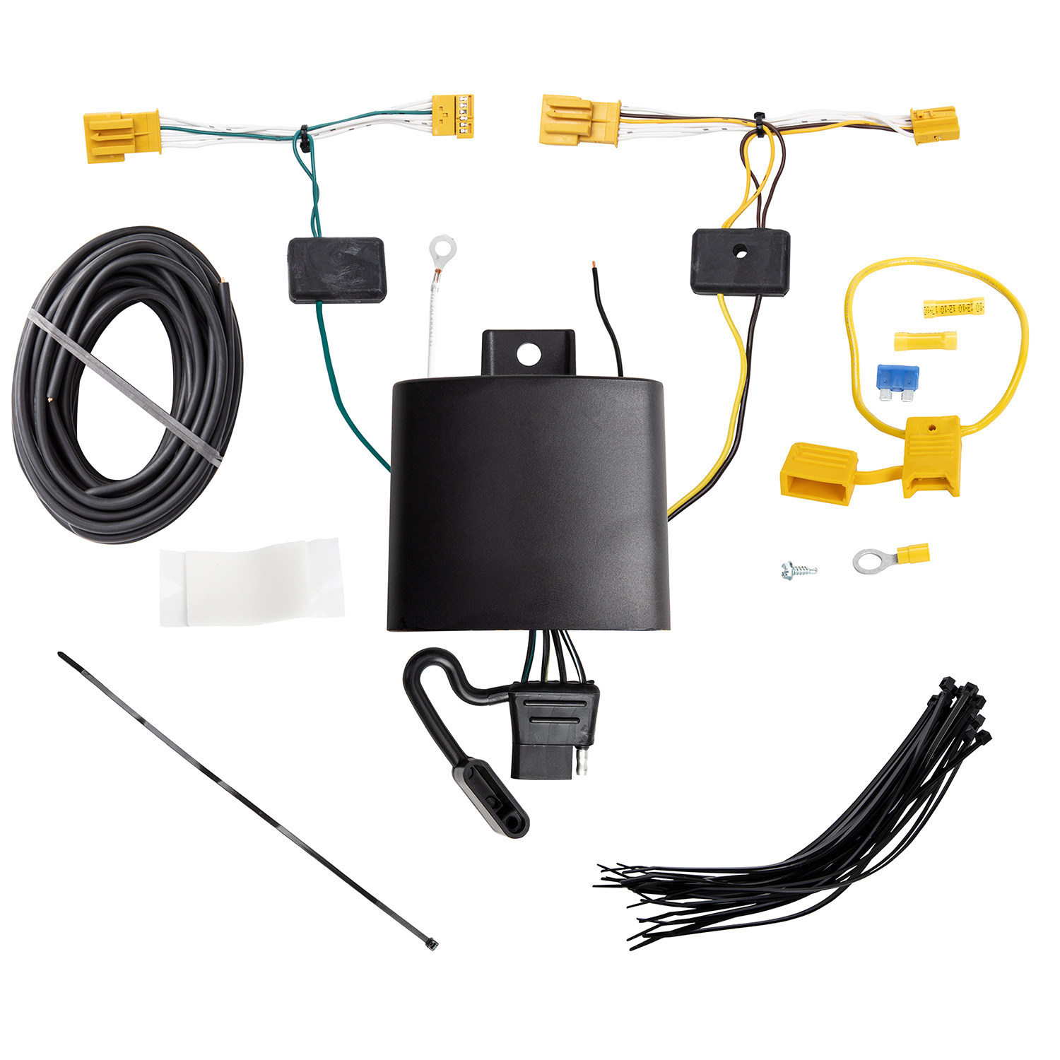 2016-2022 Mercedes-Benz GLC300 Draw-tite Class 3 Trailer Hitch, 2 Inch Square Receiver Bundle w/ Plug-n-Play T-One Wiring Harness thumbnail 1