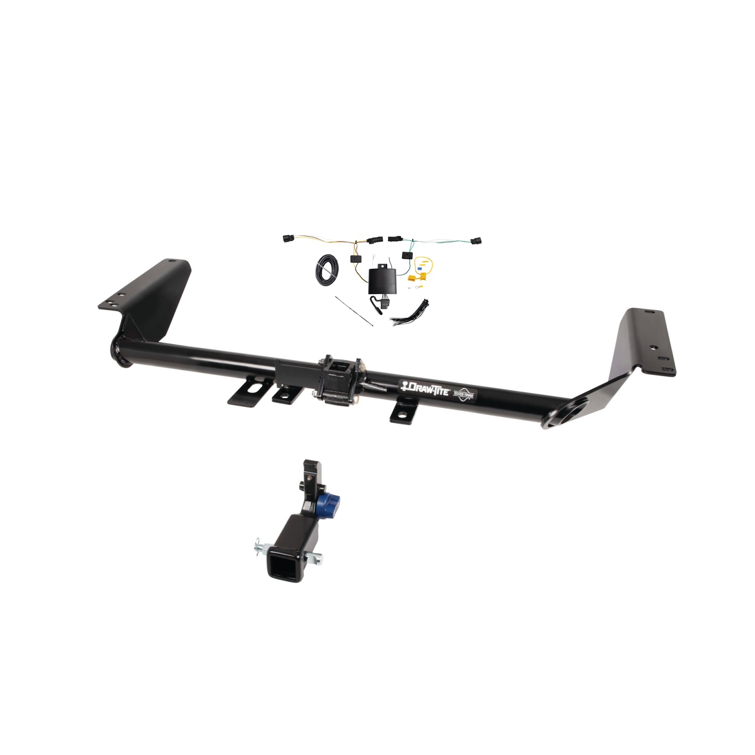 2021-2024 Chrysler Pacifica Draw-Tite Hidden Hitch Completely Hidden Trailer Hitch 2 Inch Removable Receiver Bundle w/ Plug-n-Play T-One Wiring Harness thumbnail 0